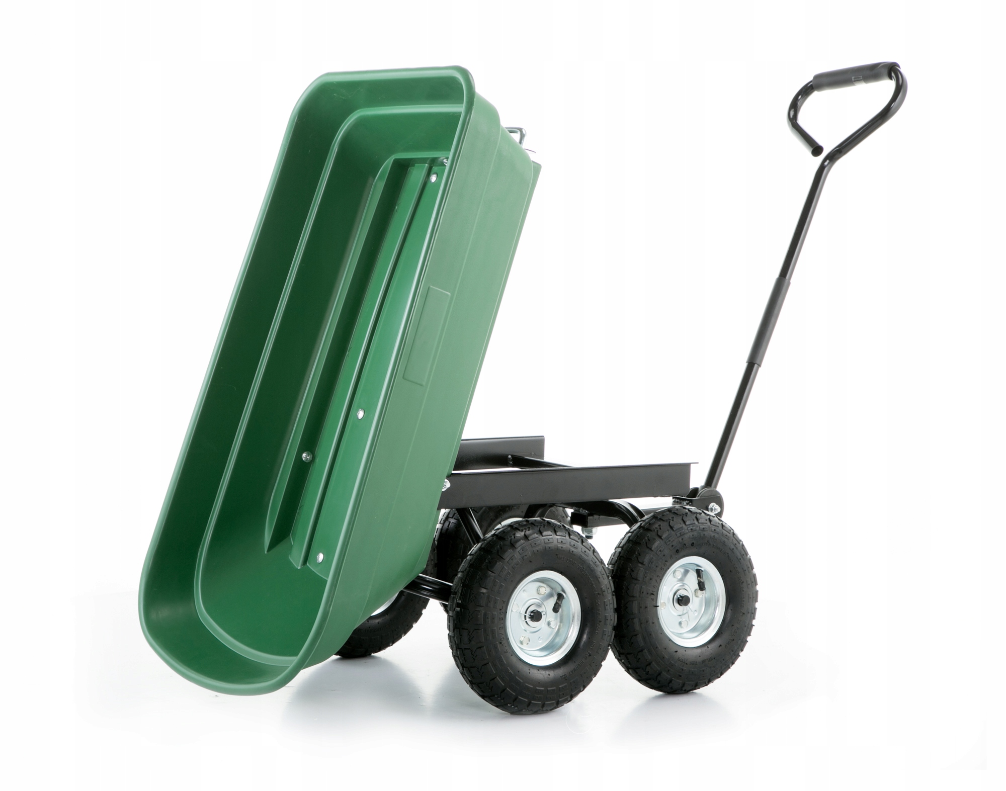 Wózek ogrodowy transportowy taczka przyczepka wywrotka HIGHER 350kg 75L — 8