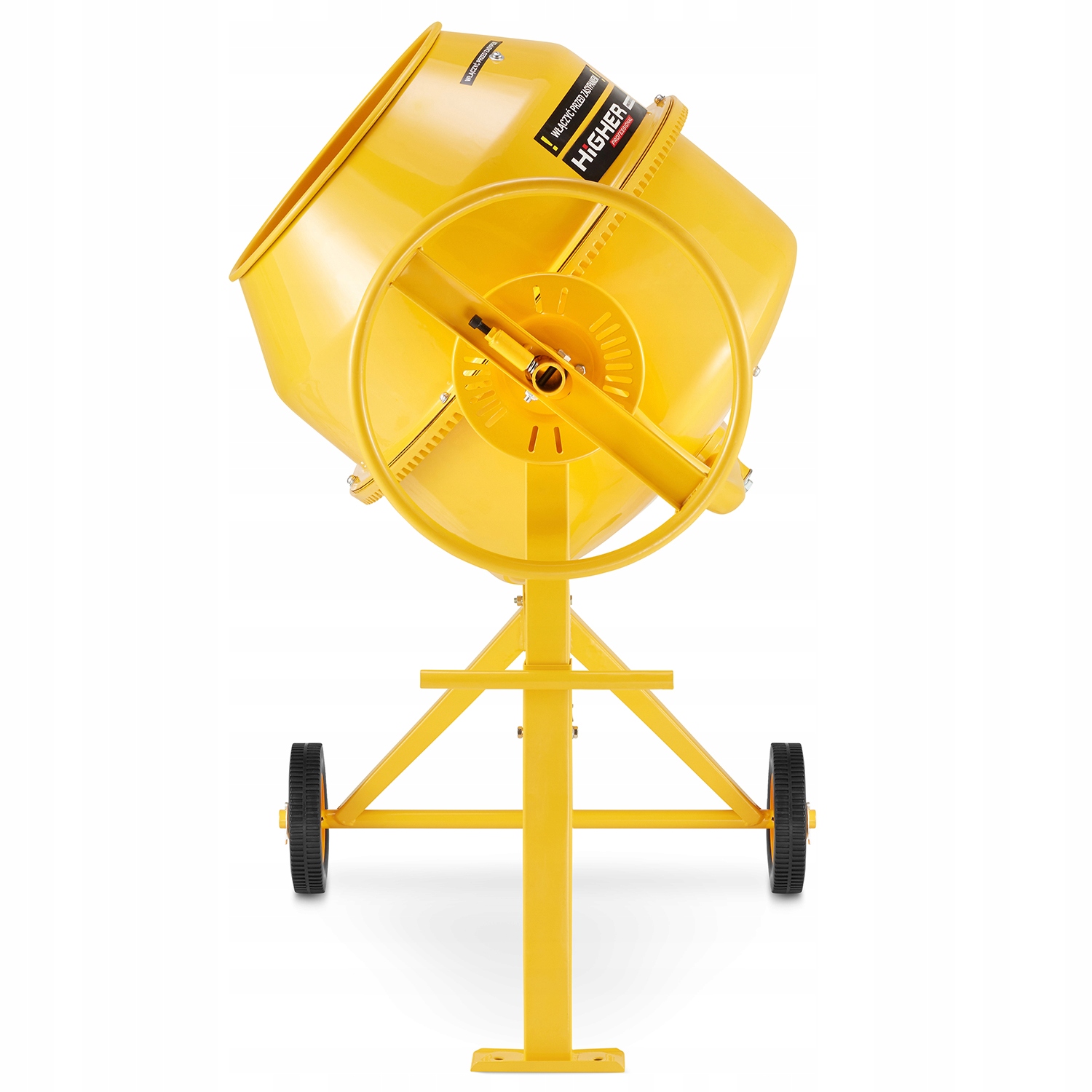 Betoniarka budowlana HIGHER mieszarka 120L 650W 230V żeliwny wieniec — 7