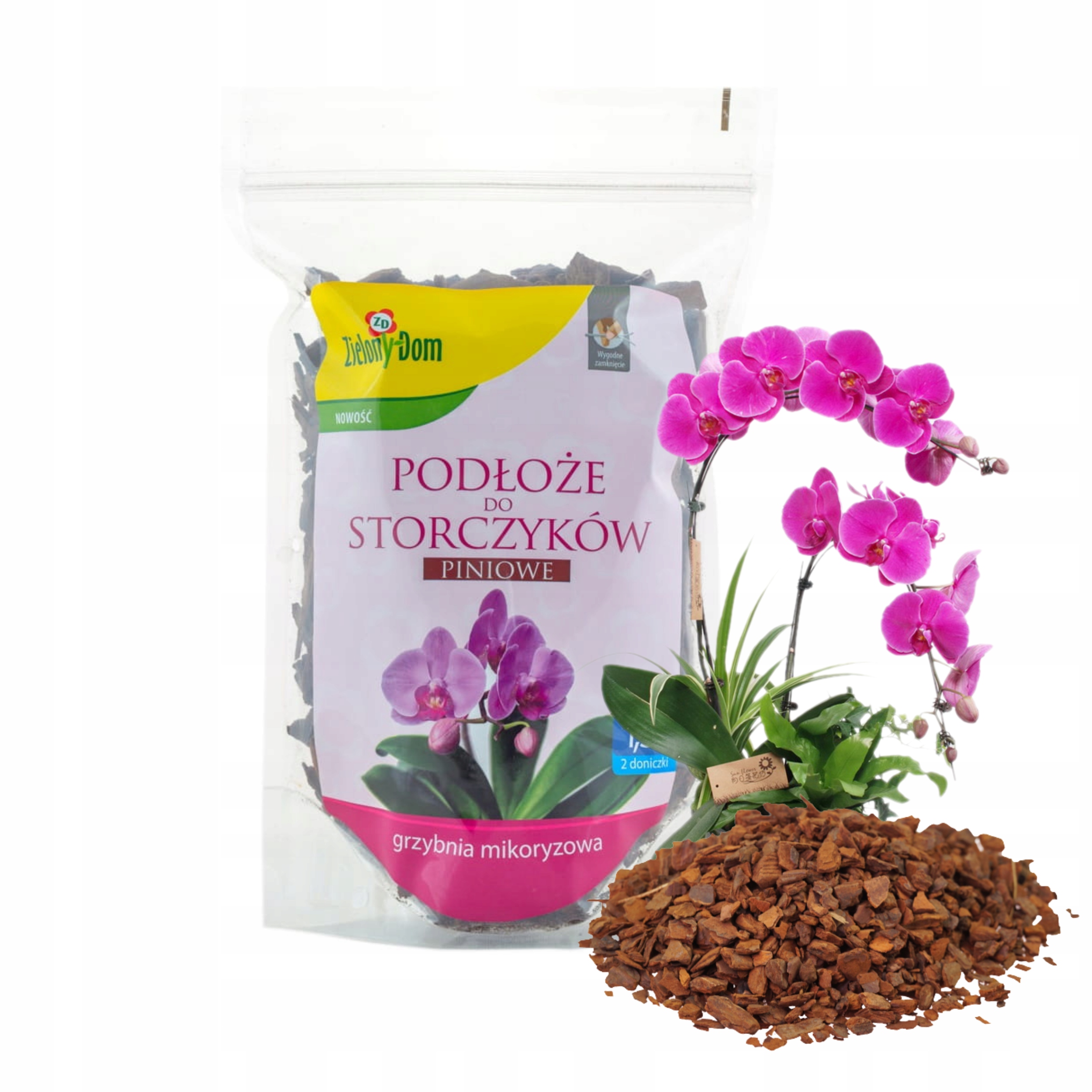 Podłoże do storczyków 1,5l - grzybnia mikoryzowa — 2