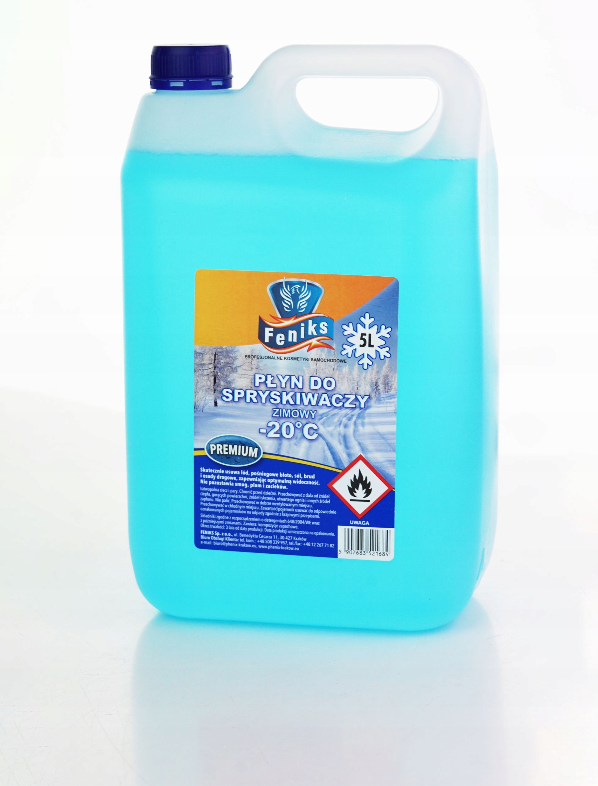 Płyn do spryskiwaczy zimowy -20°C, 5L PMTA-M-20