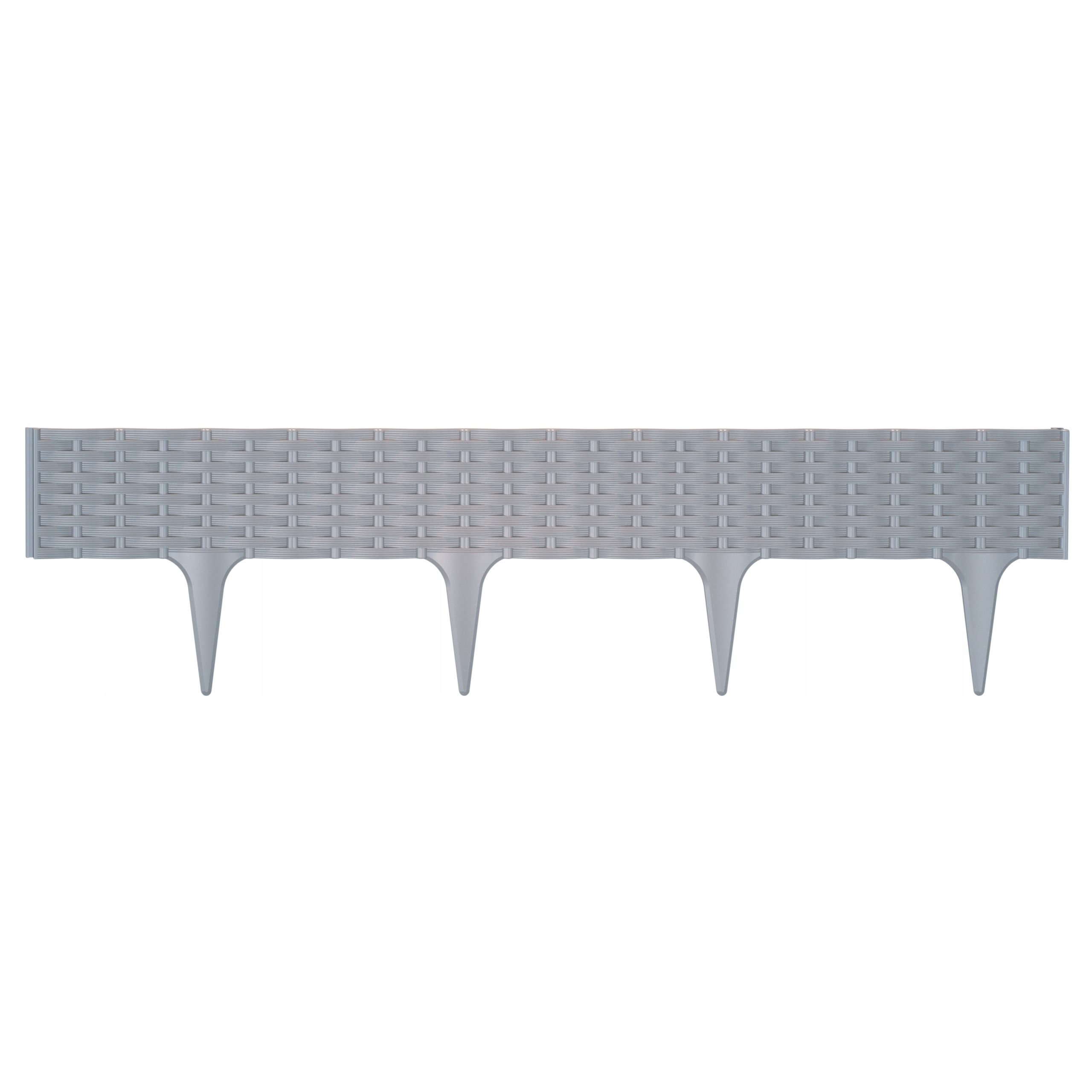 Płotek ogrodowy rattan IBRA | Szary — 4