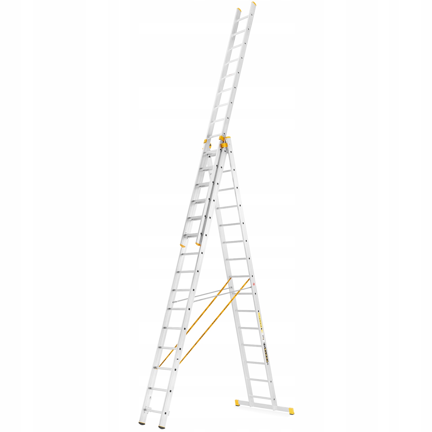 Drabina aluminiowa wielofunkcyjna profesjonalna FORTE 3x14 + magnes KRAUSE — 4