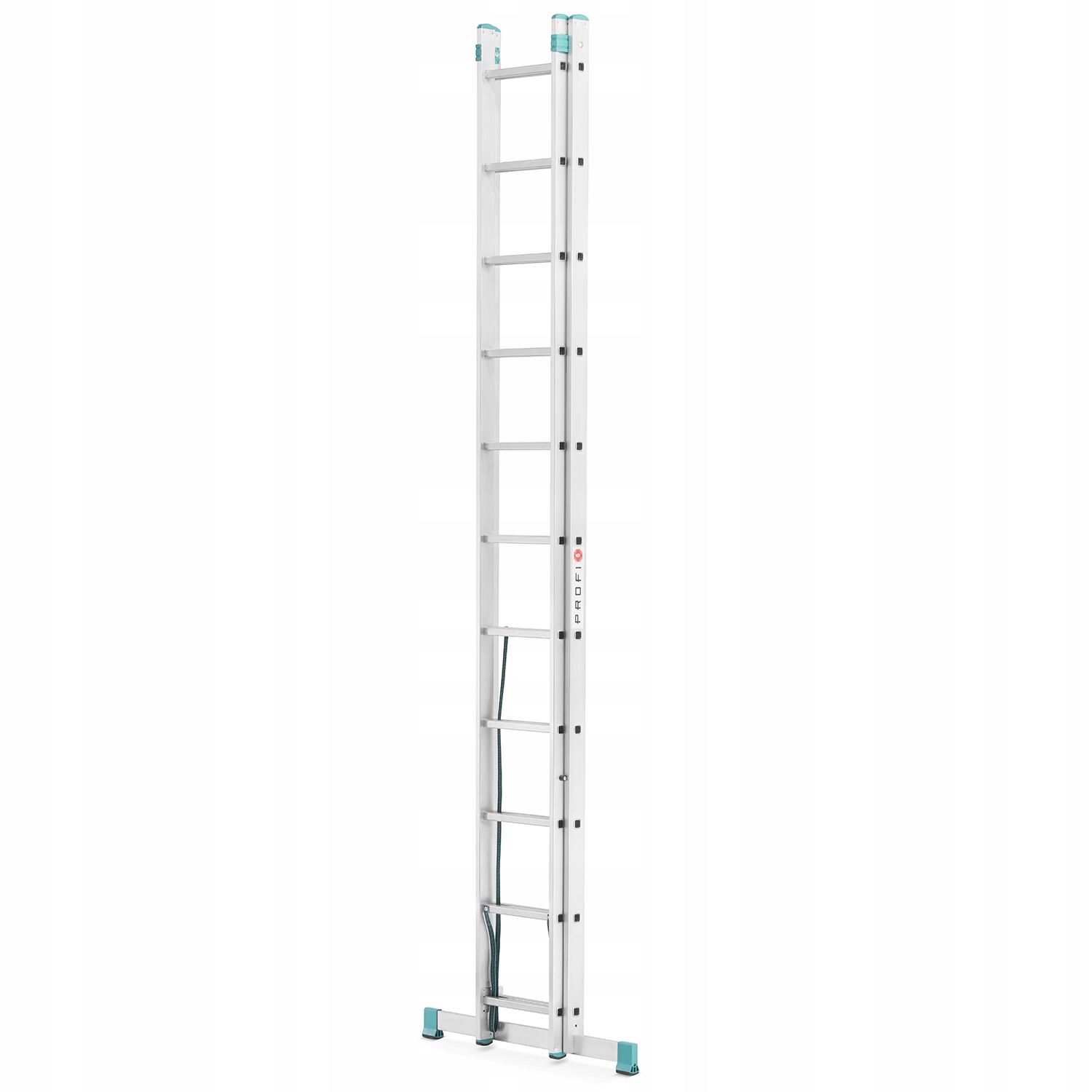 Drabina aluminiowa profesjonalna ALOSS rozsuwana 2x11 TUV 150kg — 3