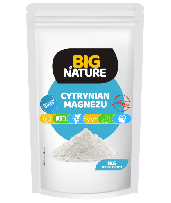 Cytrynian magnezu 1kg SUPLEMENT DIETY - BIG NATURE