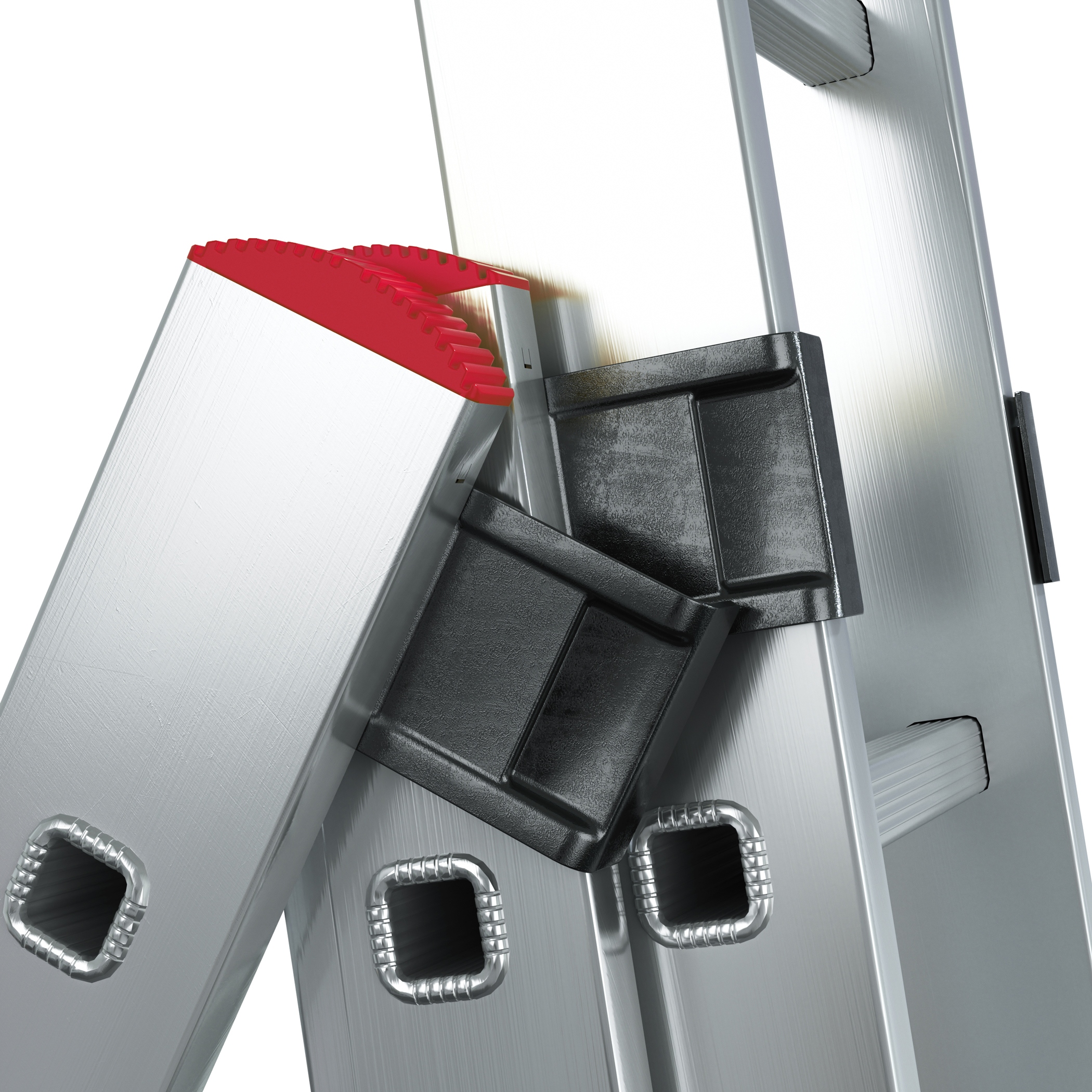 Drabina aluminiowa wielofunkcyjna 3x8 HIGHER na schody PRO + GRATIS — 5