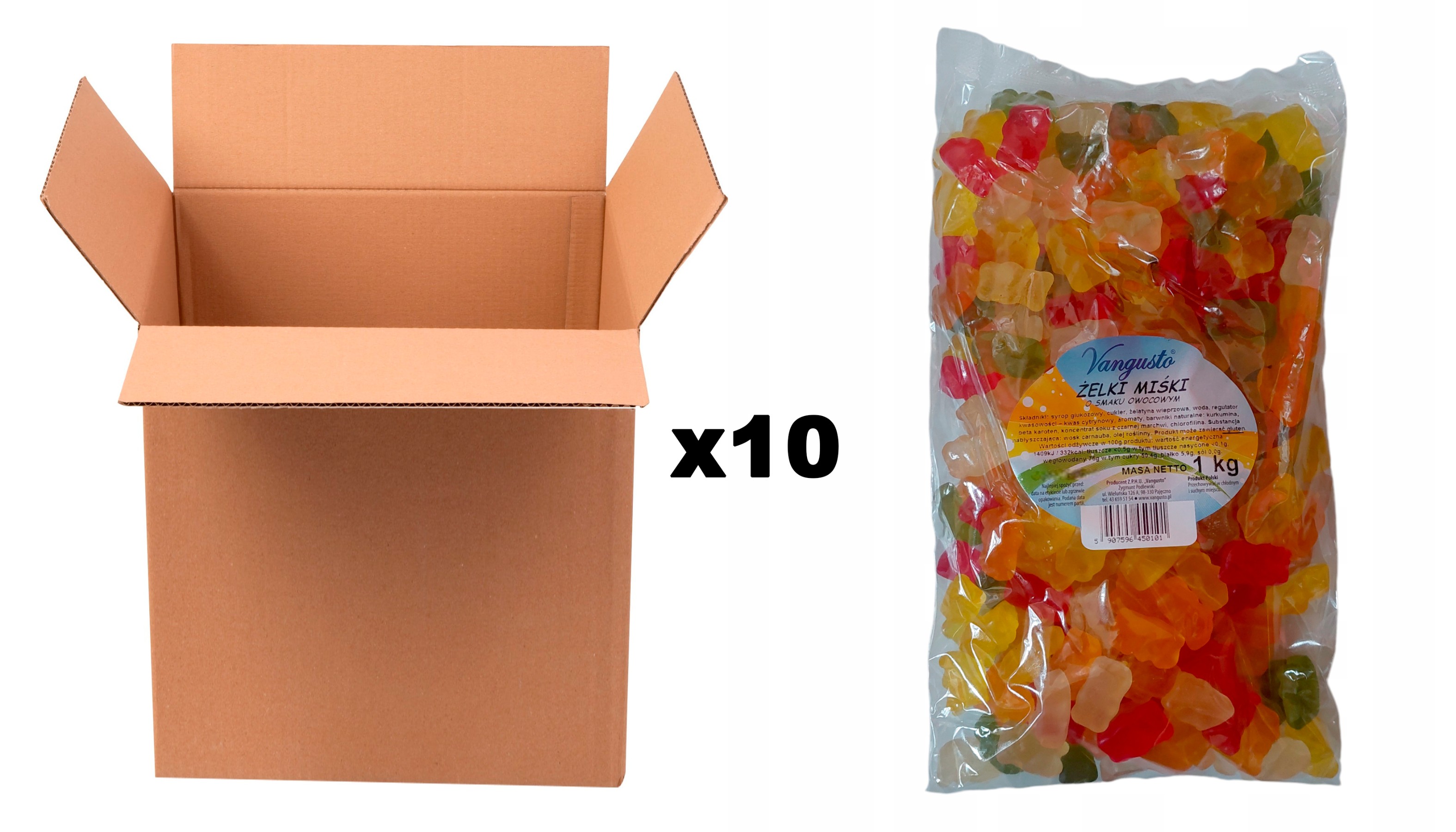Żelki Vangusto 10x1kg Miśki