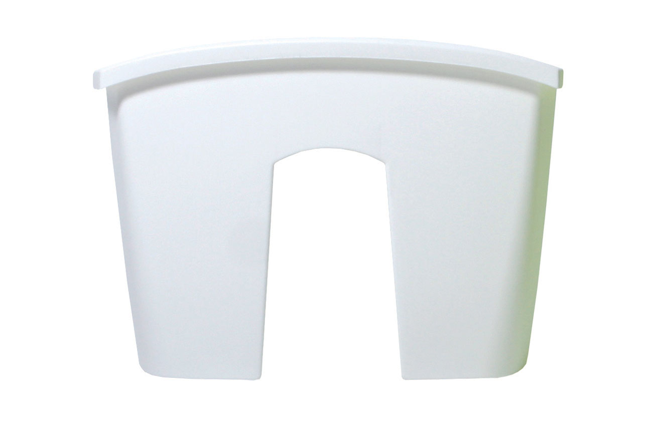 Doniczka na balustradę CROWN DCRO600 | Biały — 2