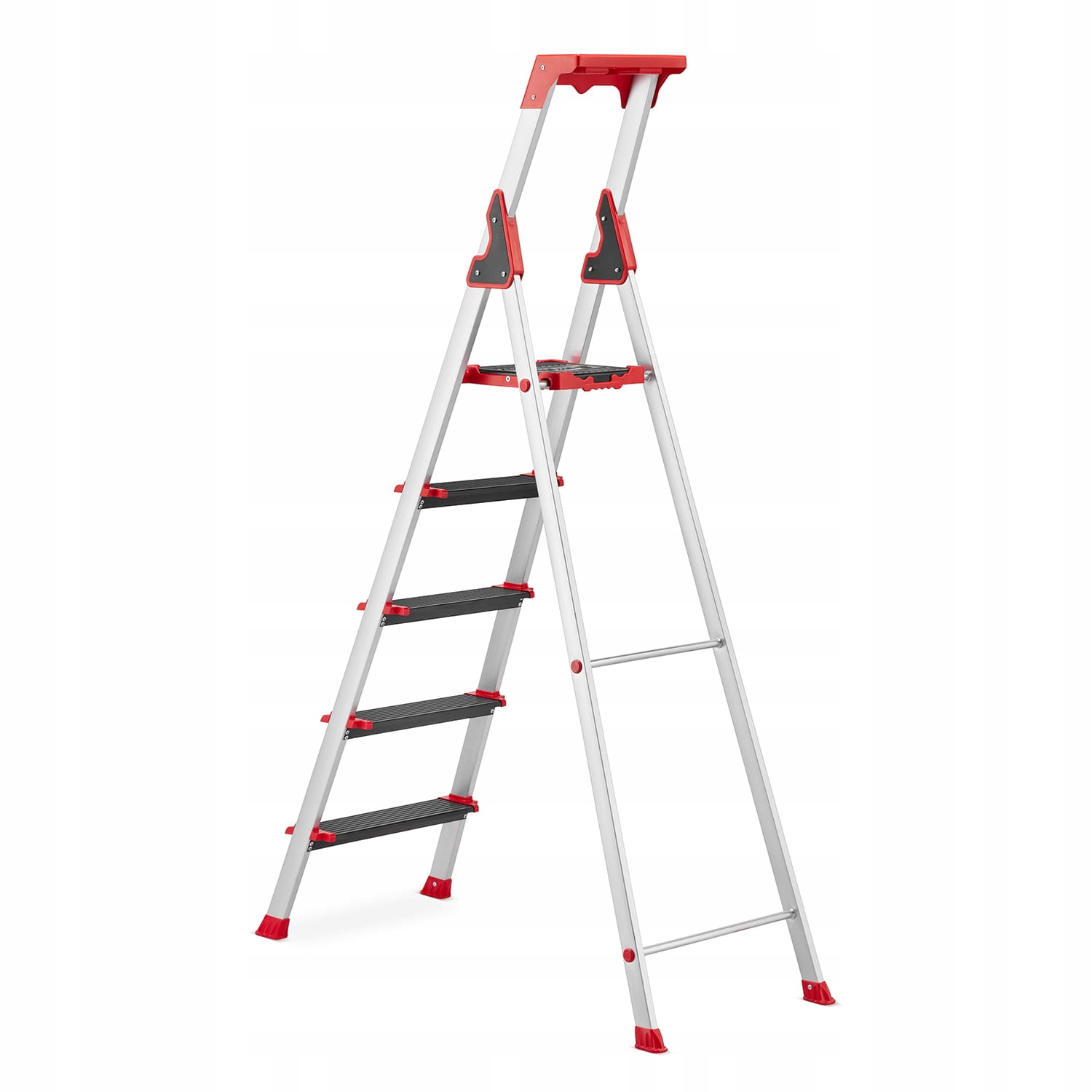Drabina aluminiowa montażowa magazynowa profesjonalna HIGHER ALU 5 — 4