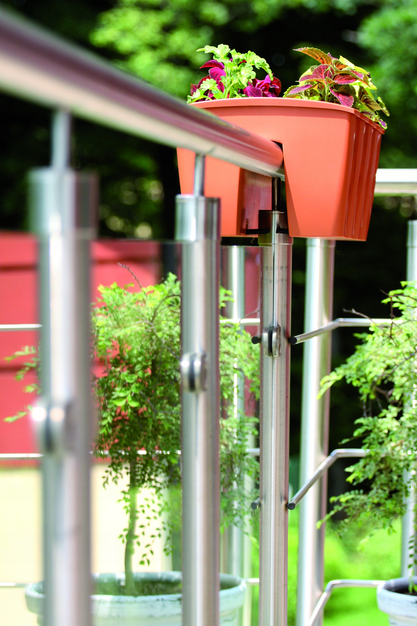 Doniczka na balustradę CROWN DCRO600 | Antracyt — 5
