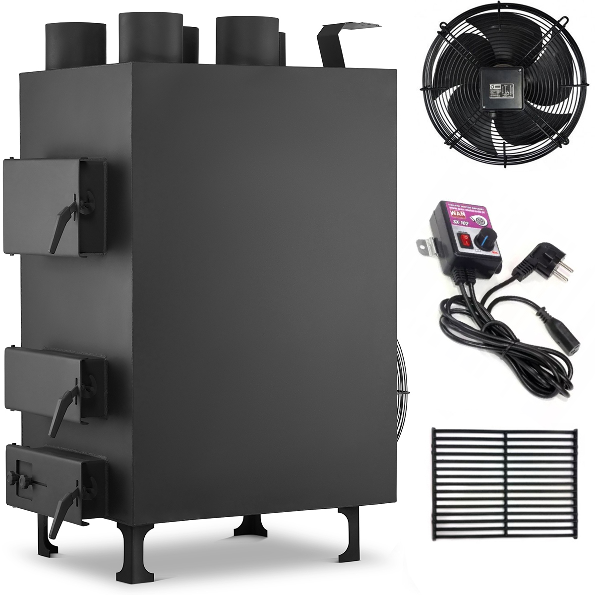 Piec nadmuchowy z nadmuchem grzewczy KOZA dmuchawa wentylator 35kW