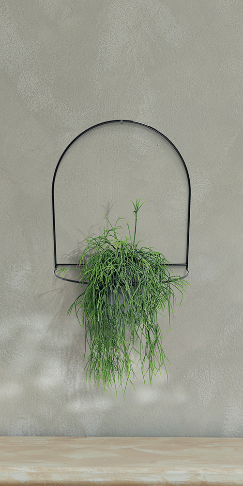 Kwietnik wiszący na ścianę Showy Hanger-Półkole 38cm — 2
