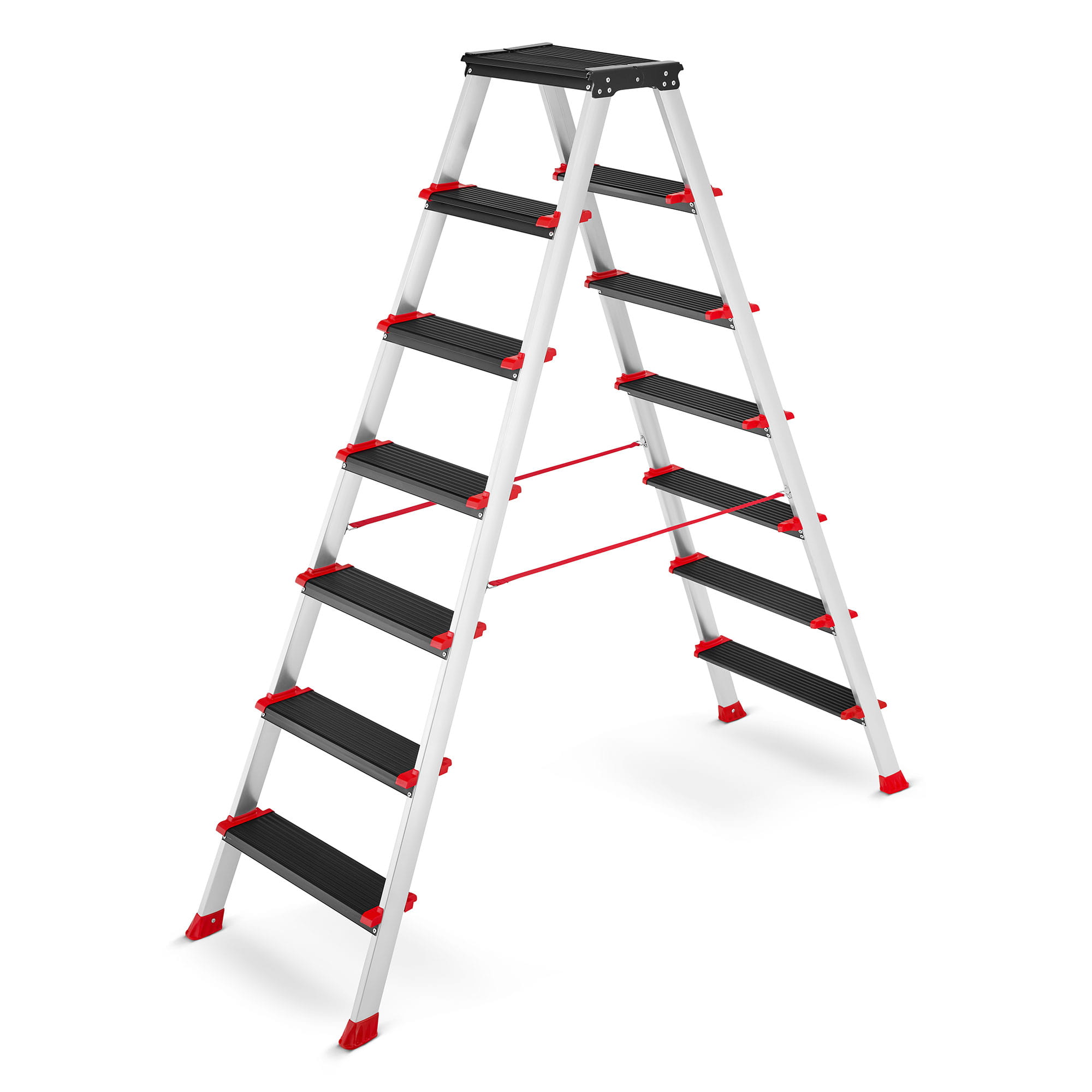 Drabina aluminiowa profesjonalna dwustronna składana HIGHER 2x7 - 3,76 m — 4