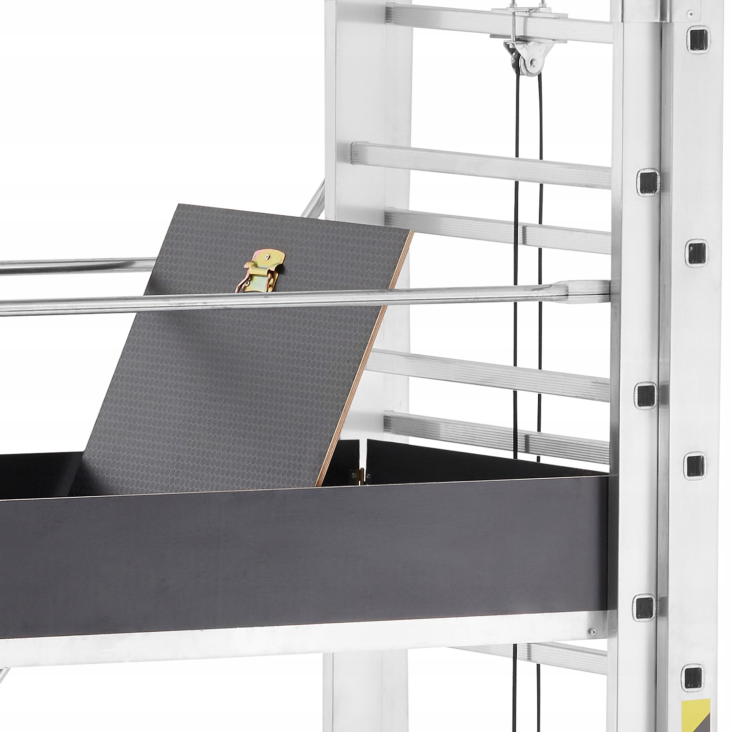 Rusztowanie aluminiowe jezdne wysuwane z linką składane HIGHER 2x13 7,3m — 6