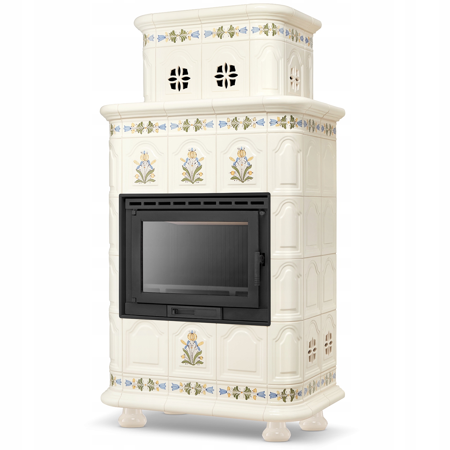 Piec kominek piecyk koza kaflowy ceramiczny obudowa kominkowa INSBRUCK — 7