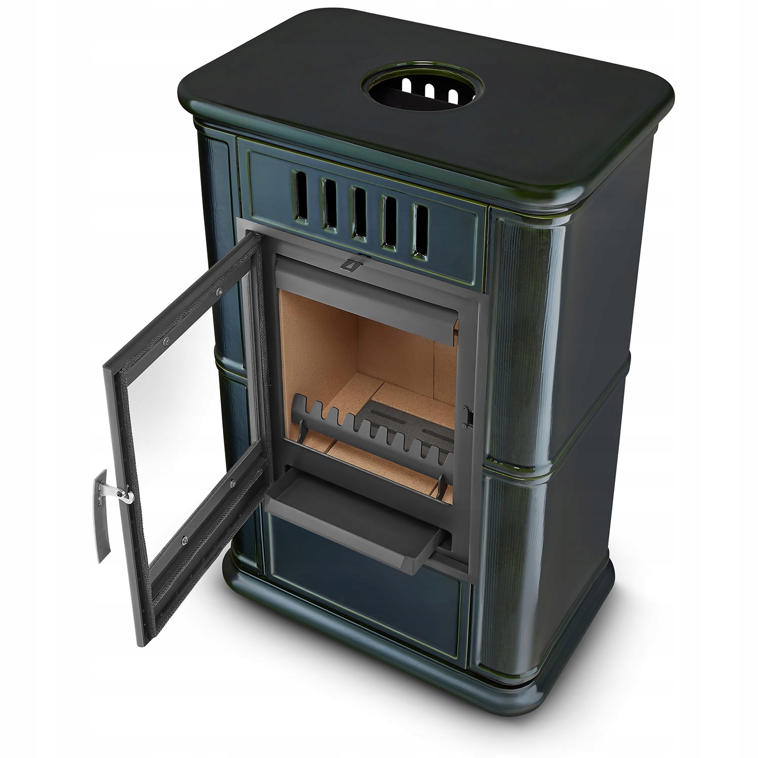 Piec kominek kaflowy piecyk koza wkład kominkowy OLBIA Olive 6,3 kW CDP — 3