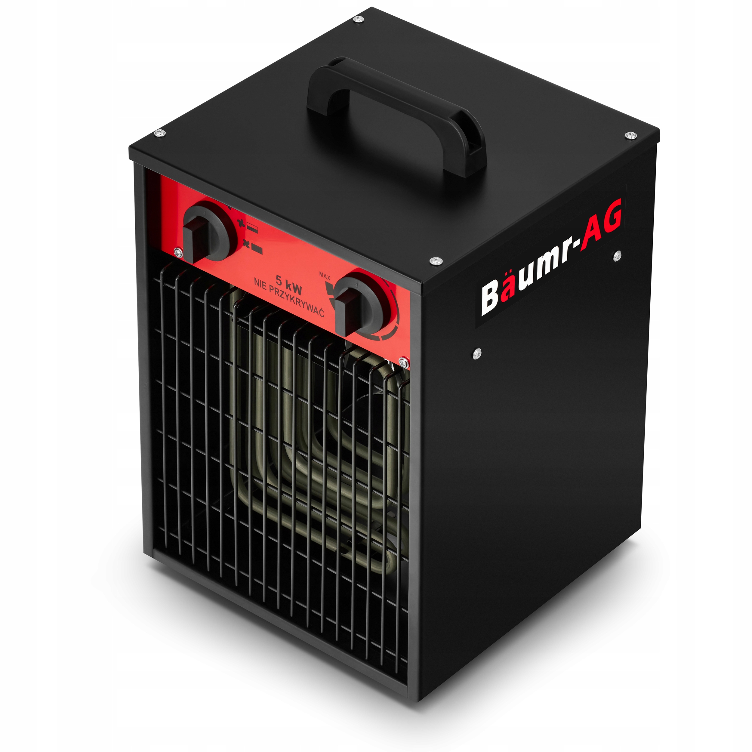 Nagrzewnica elektryczna BAUMR-AG 5kW 5000W dmuchawa farelka 400V siła — 5
