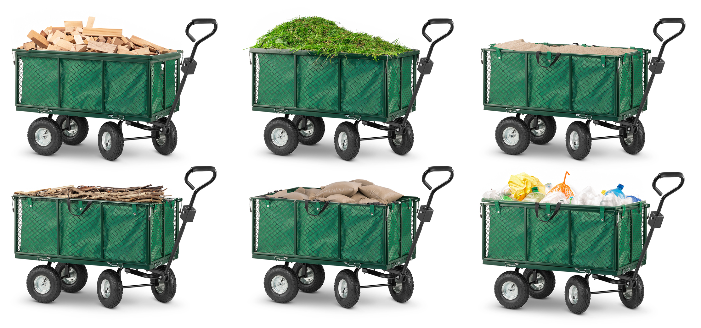 Taczka wózek ogrodowy transportowy przyczepka 450kg — 16
