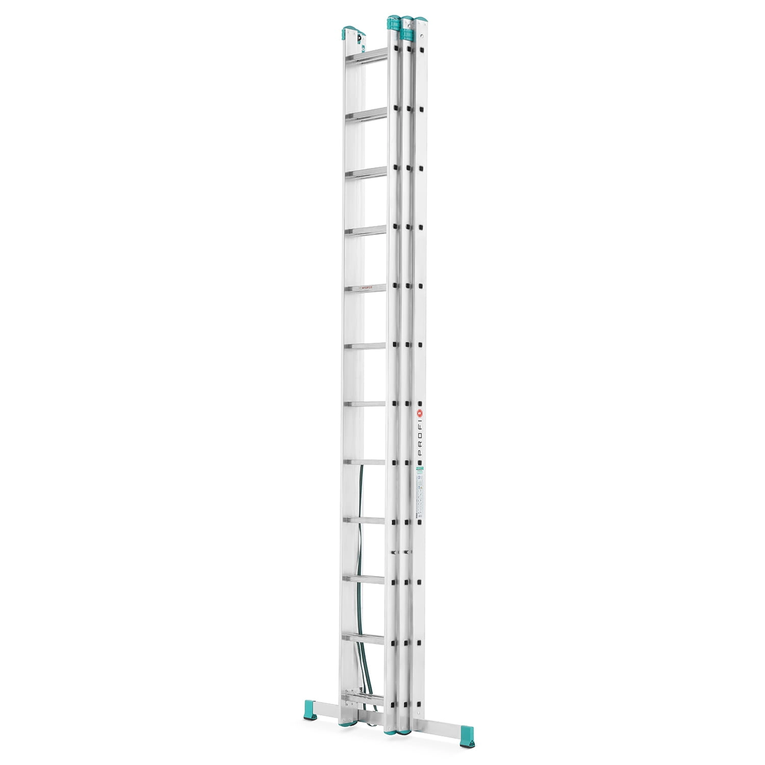 Drabina aluminiowa 3x12 wielofunkcyjna MOCNA 7,96m uniwersalna 150kg — 5