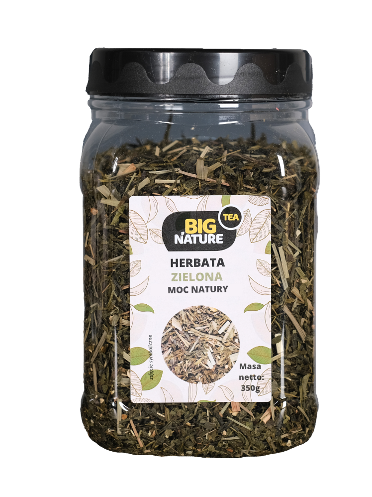 HERBATA ZIELONA MOC NATURY 350G