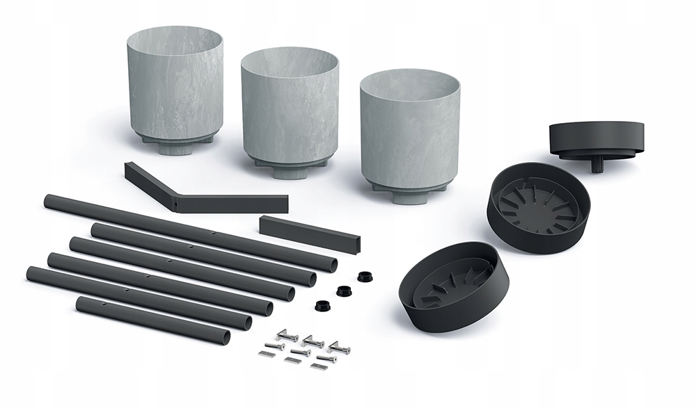 Kwietnik BLOOMIE STAND IKD3H | Beton — 2