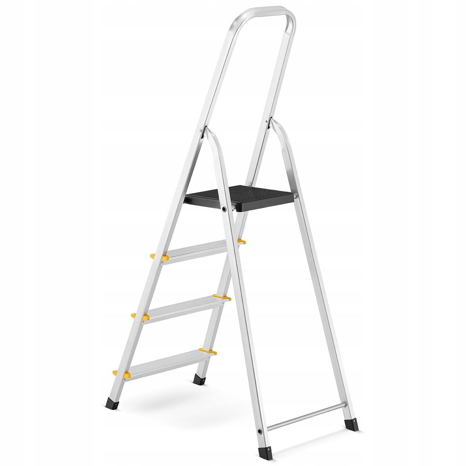 Drabina aluminiowa domowa jednostronna profesjonalna HIGHER 4 stopnie 150kg — 5