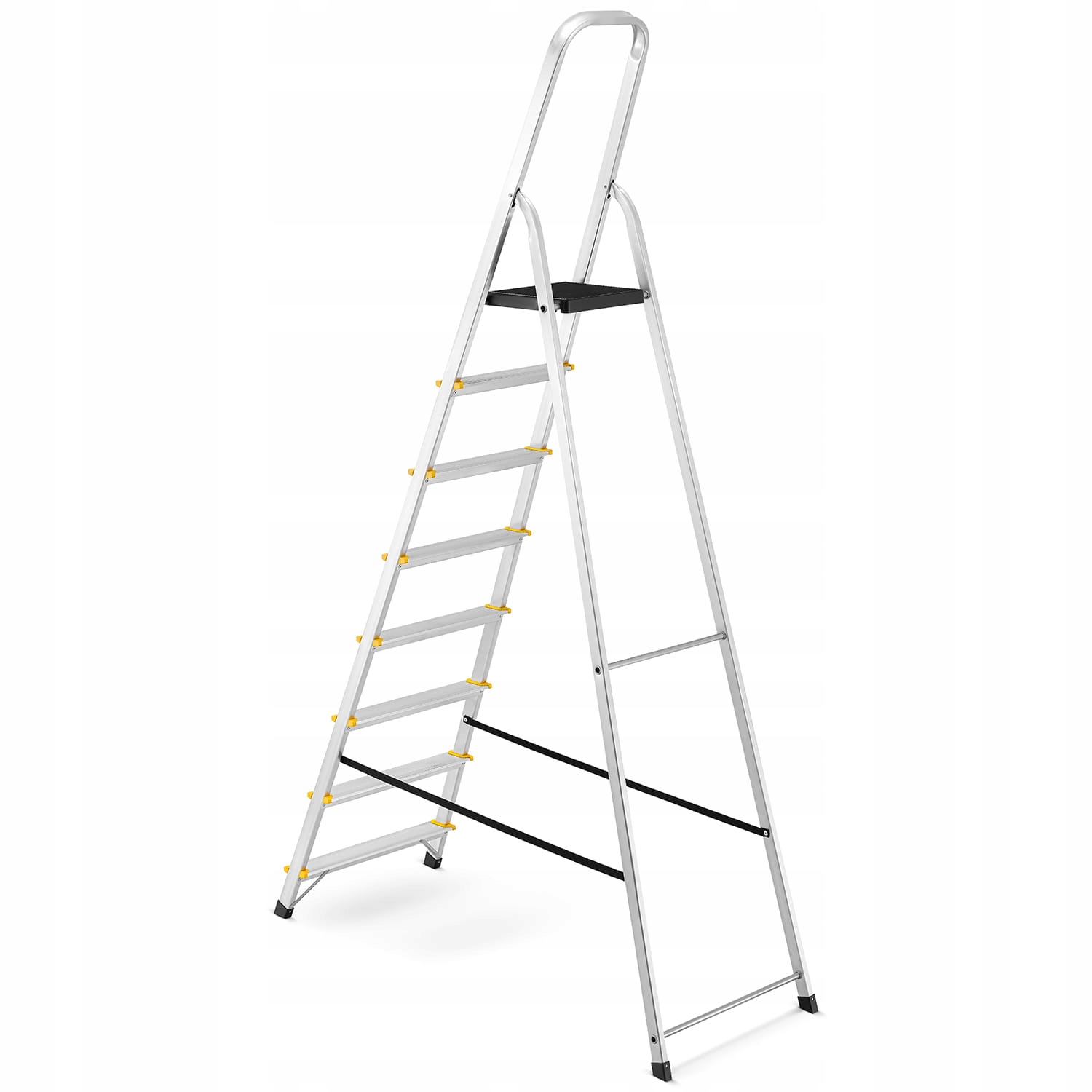 Drabina aluminiowa domowa jednostronna profesjonalna HIGHER 8 stopni 150kg — 5