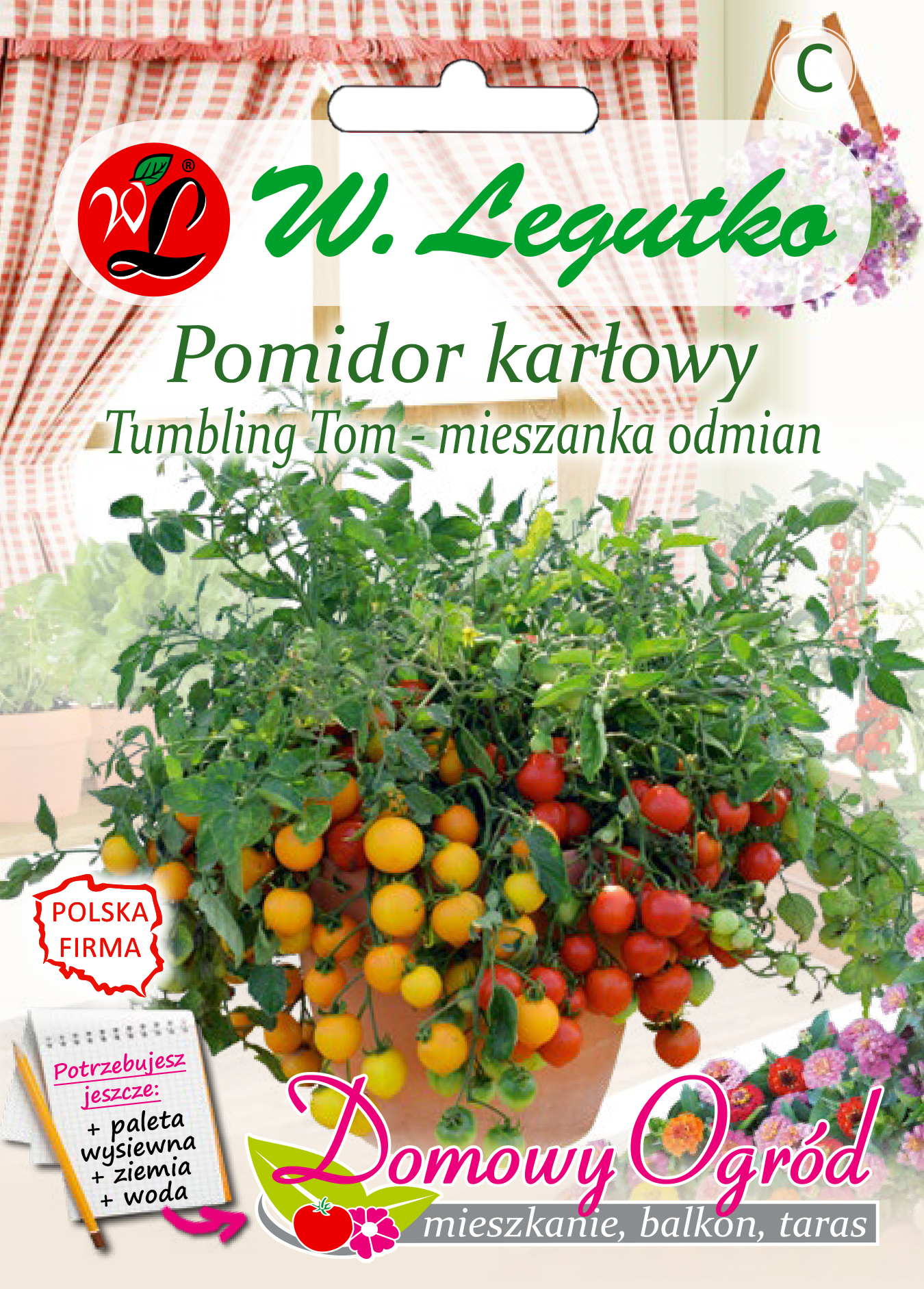 Nasiona Pomidor gruntowy karłowy Thumbling Tom