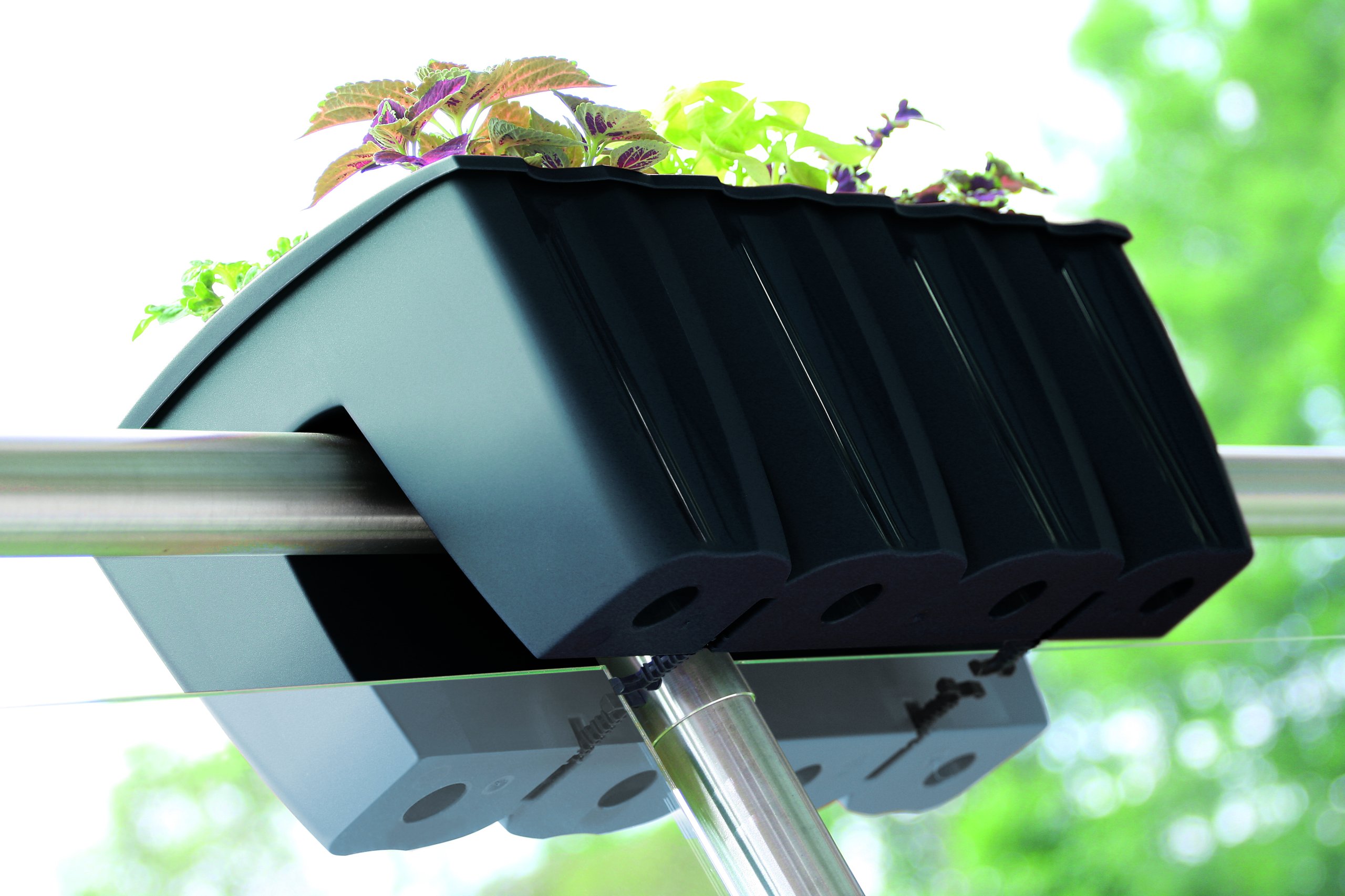 Doniczka na balustradę CROWN DCRO600 | Biały — 5