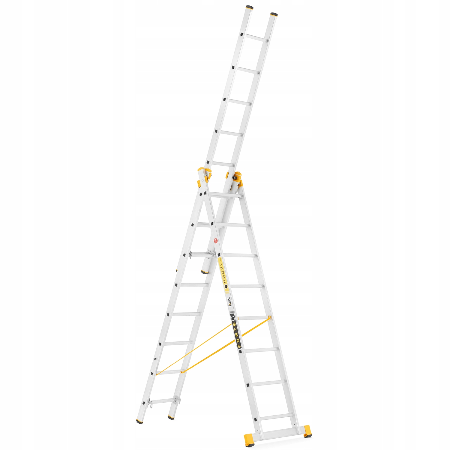 Drabina aluminiowa wielofunkcyjna profesjonalna ALVE FORTE PROFI PLUS 3x8 — 16