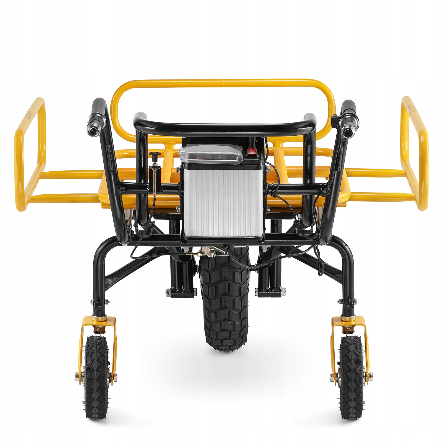 Taczka elektryczna na akumulator z napędem wozidło elektryczne 350W 150kg — 7