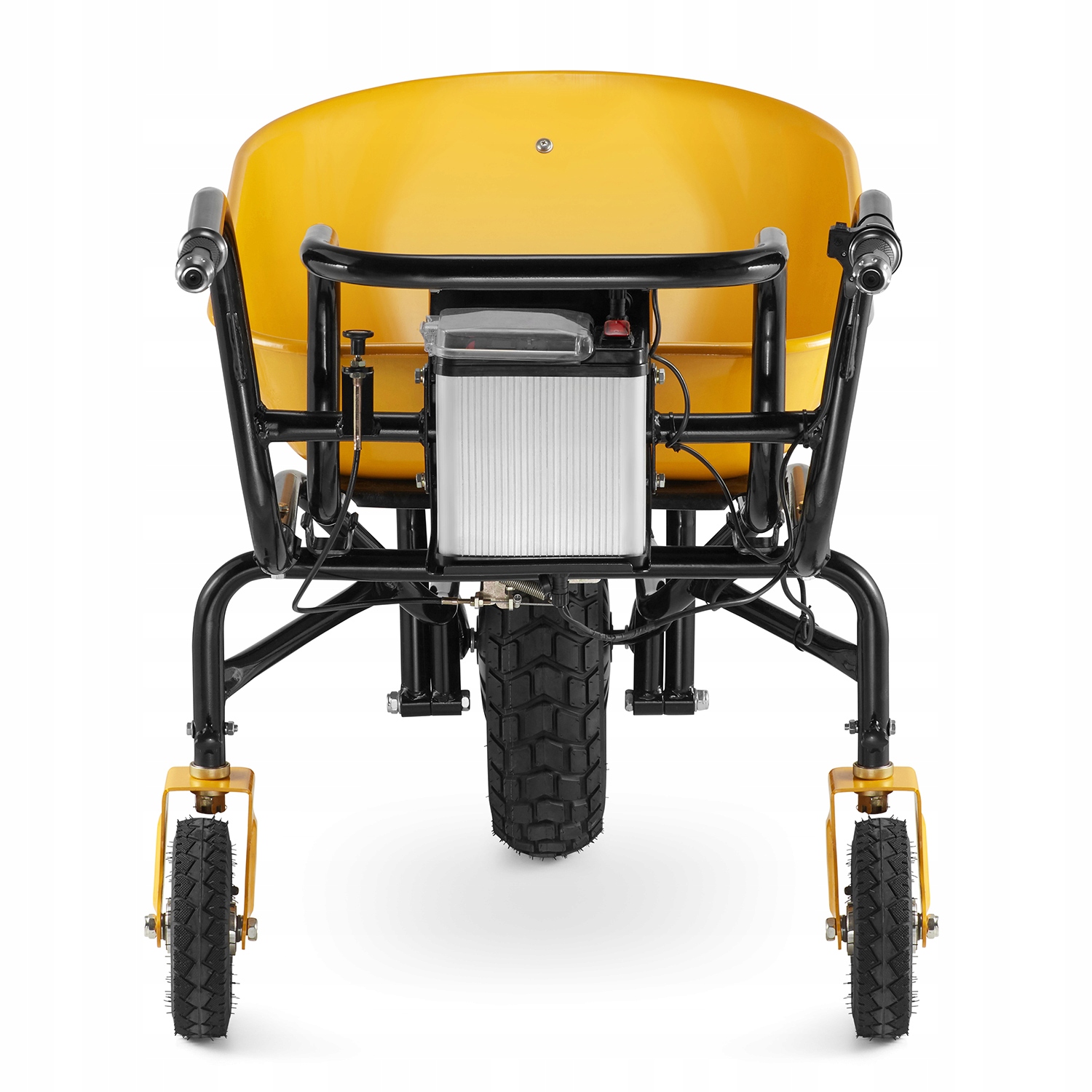 Taczka elektryczna na akumulator z napędem wozidło elektryczne 350W 150kg — 10