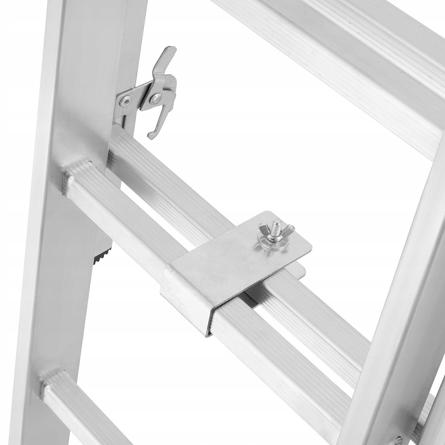 Drabina aluminiowa wielofunkcyjna 3x8 HIGHER uniwersalna BASIC + GRATIS — 6