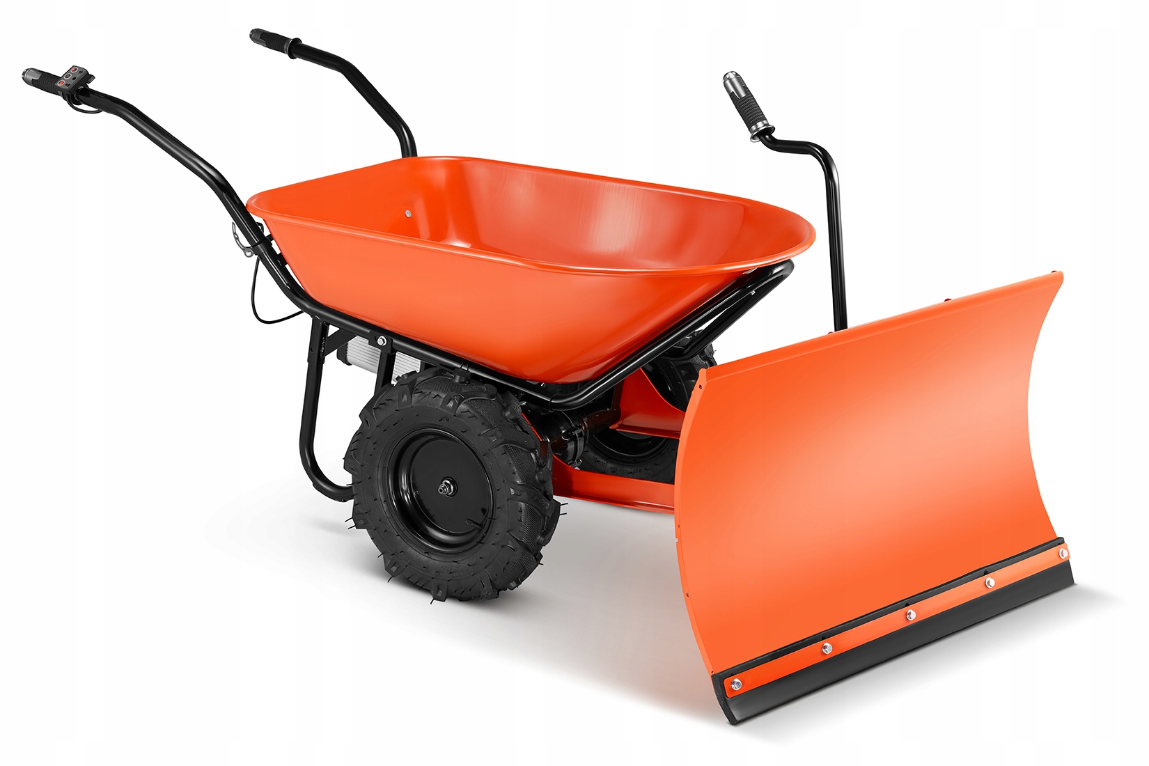 Taczka elektryczna budowlana koleba ogrodowa BAUMR-AG 3w1 120L 260kg 40V — 3