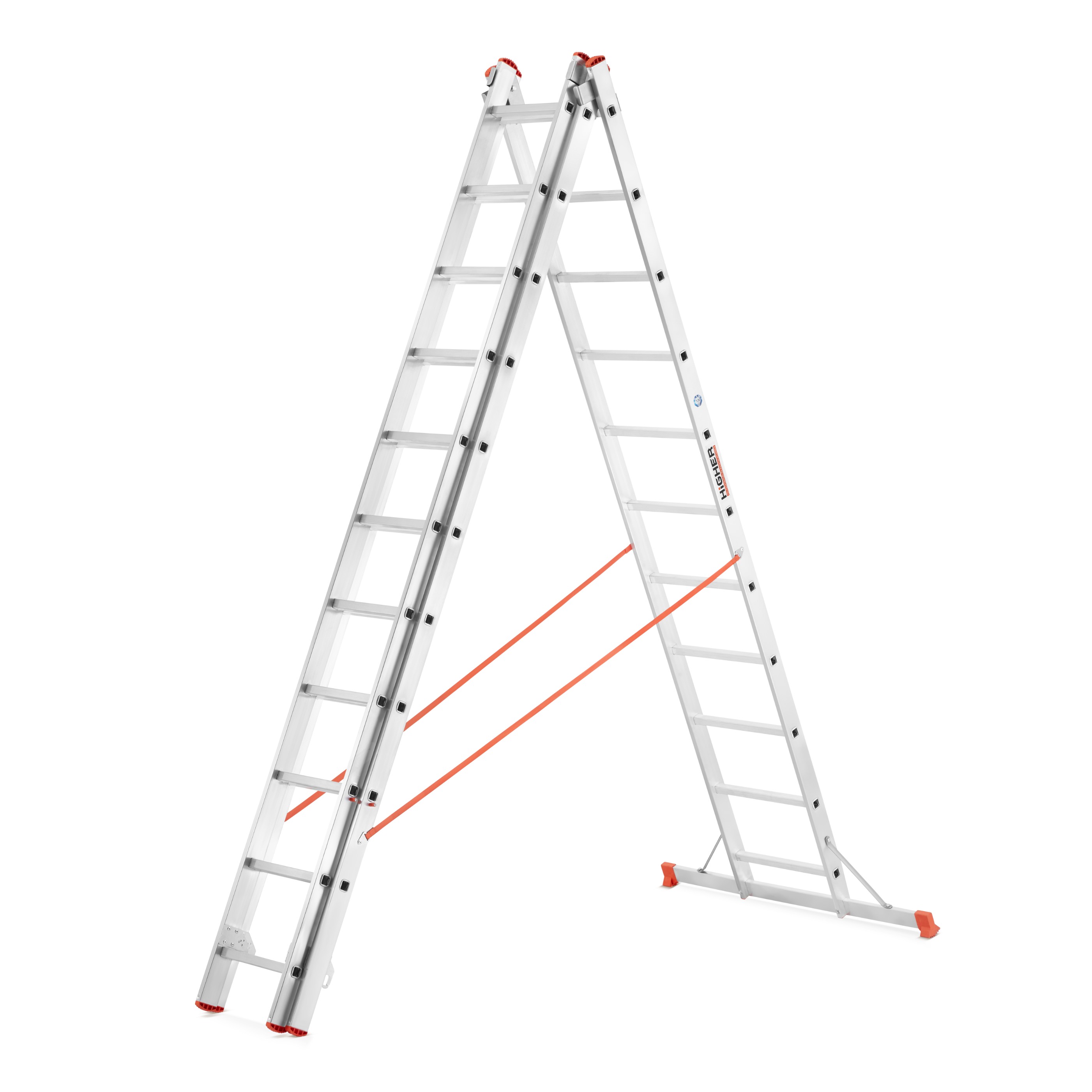 Drabina aluminiowa profesjonalna wielofunkcyjna HIGHER 3x12 seria 73PRO — 3