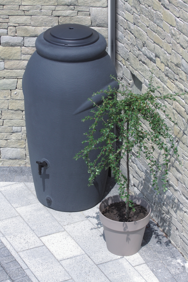 Zbiornik na wodę deszczową AQUACAN BABY 210 l | Grafit — 2