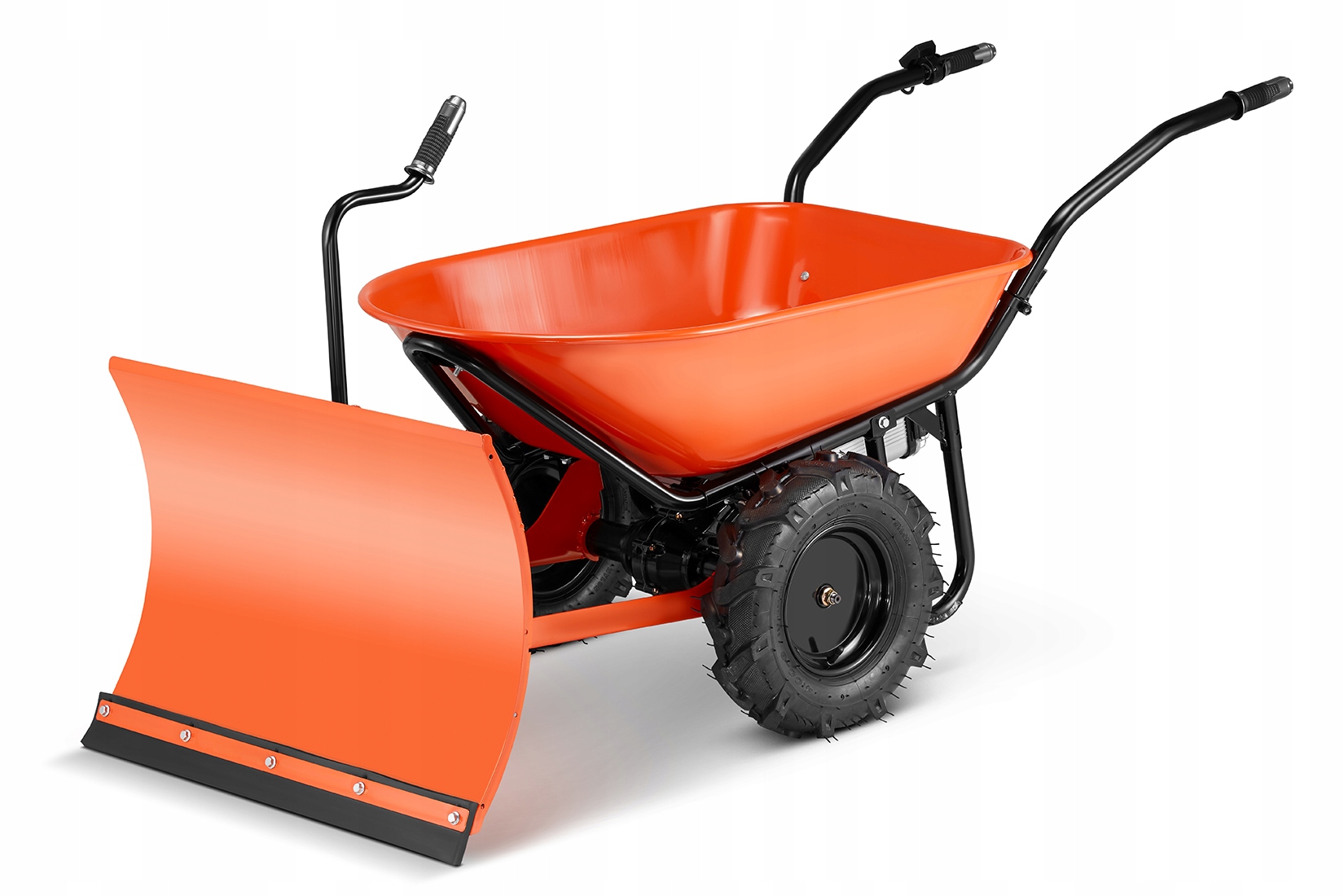 Taczka elektryczna budowlana koleba ogrodowa BAUMR-AG 3w1 120L 260kg 40V — 2