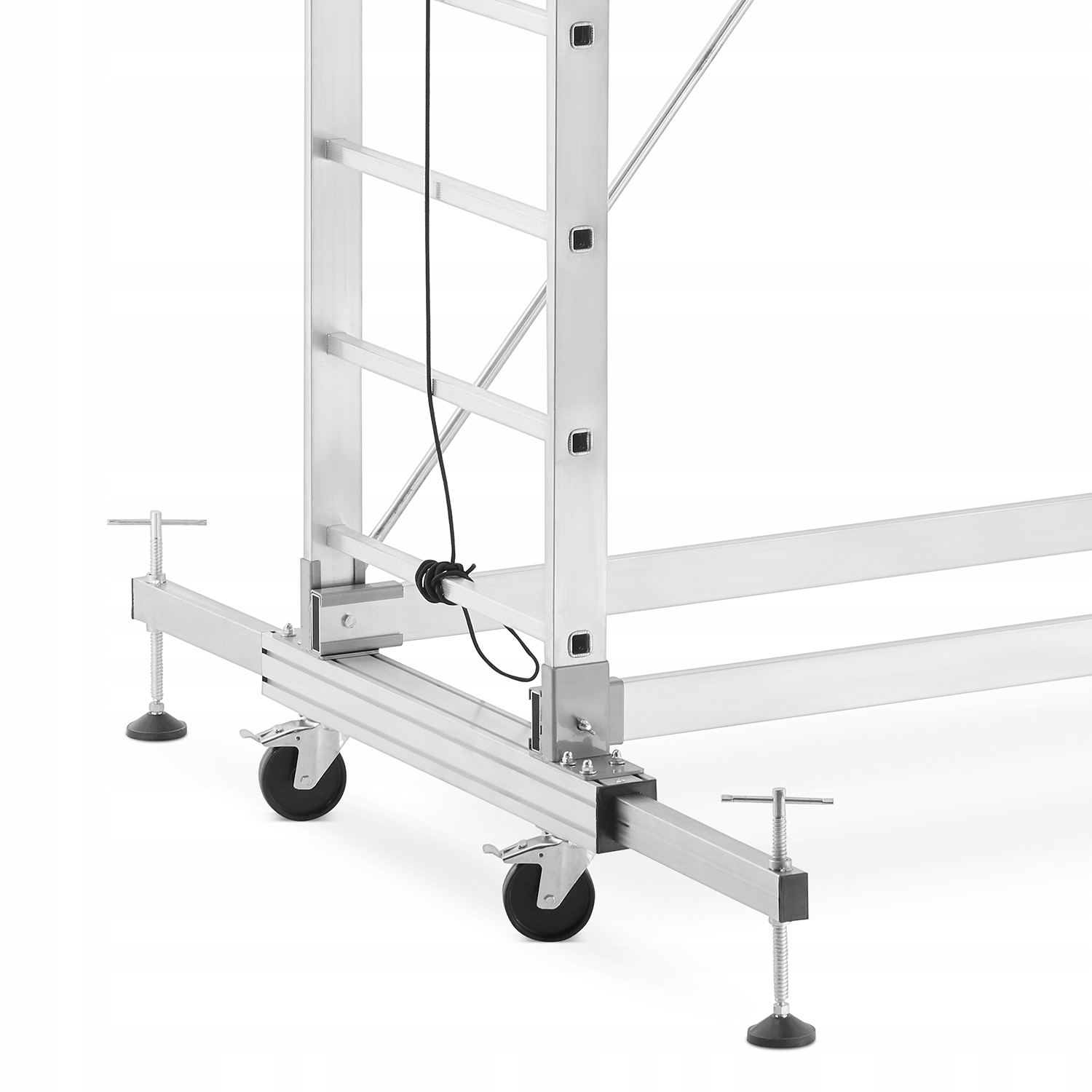 Rusztowanie aluminiowe jezdne wysuwane z linką składane HIGHER 2x7 4,3m — 7