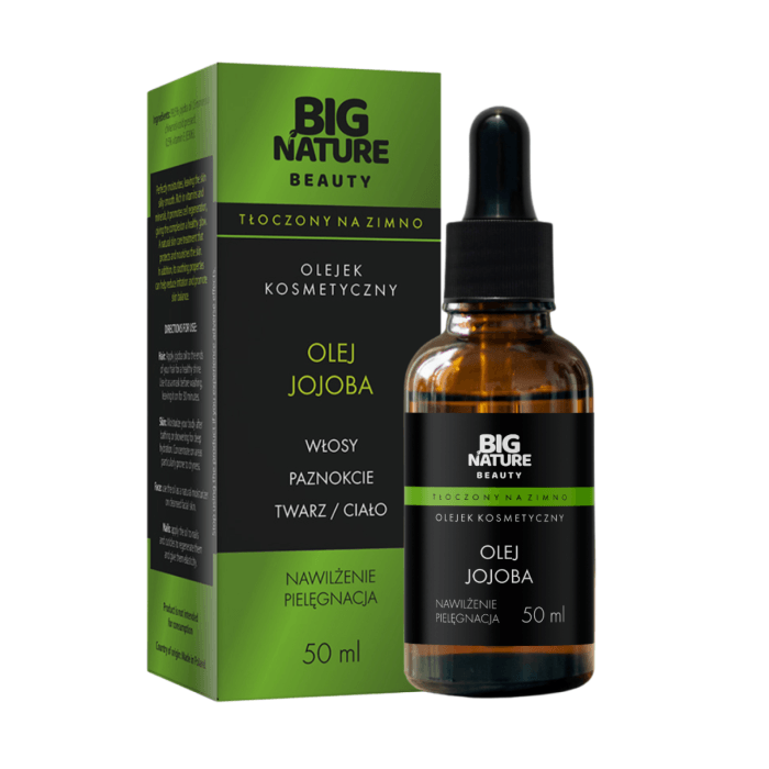Olejek jojoba pielęgnacja odżywienie (włosy twarz paznokcie ciało) 50ml - BIG NATURE BEAUTY — 2