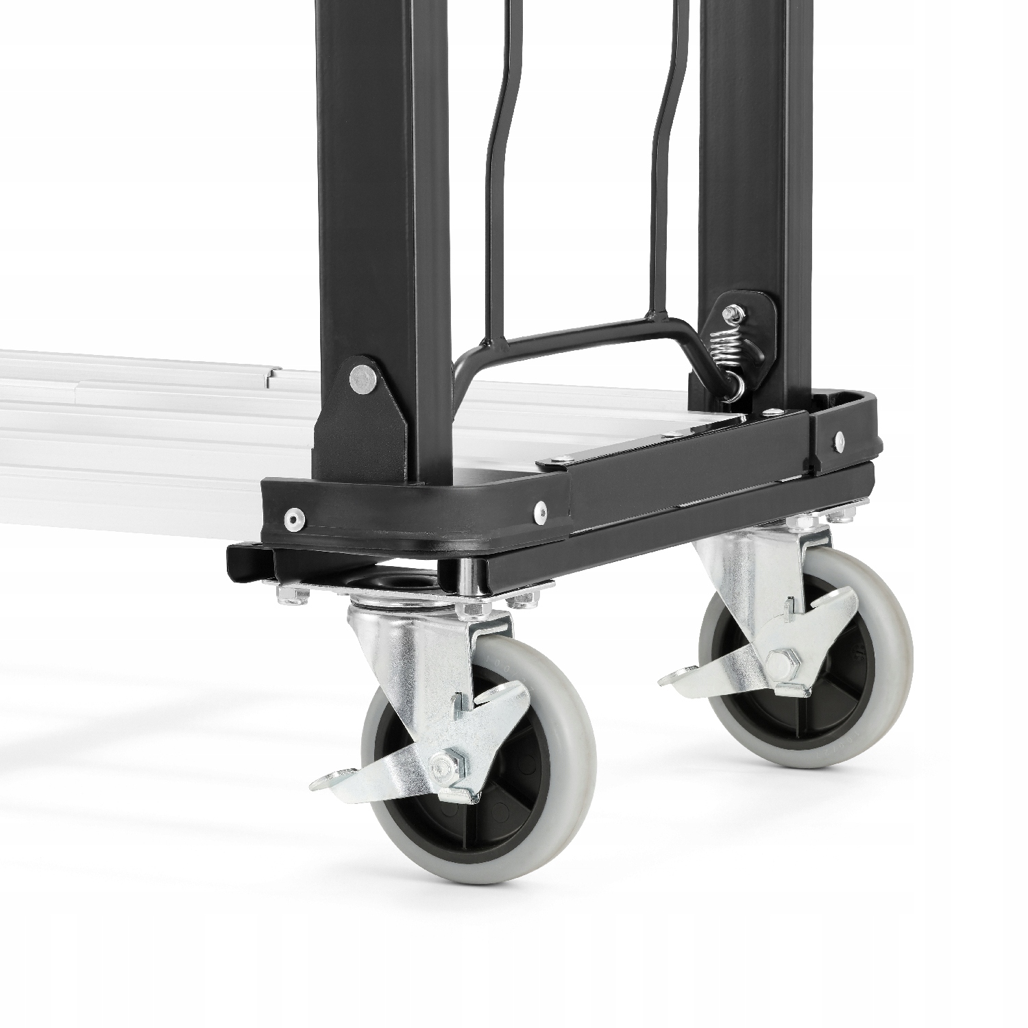 Wózek platformowy aluminiowy składany transportowy magazynowy HIGHER 150kg — 12