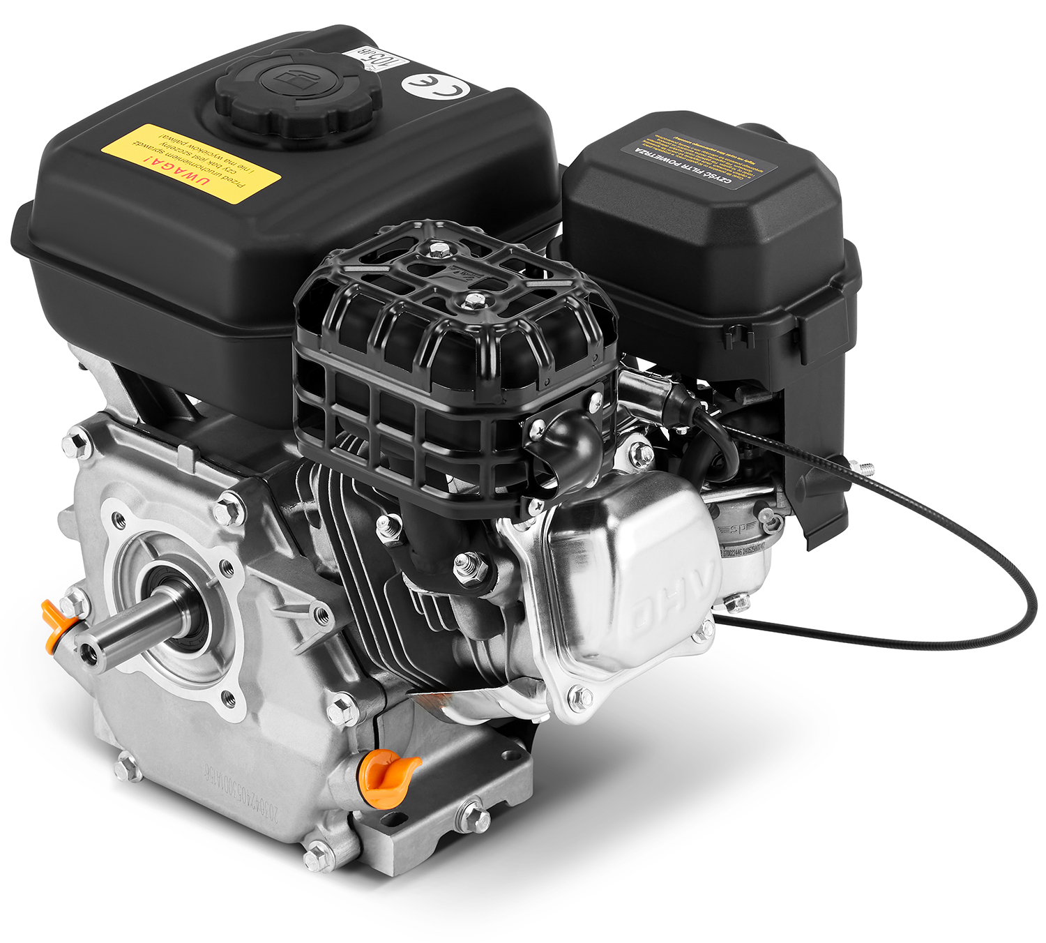 Silnik benzynowy spalinowy motor LONCIN H200 196cc 6,5KM wałek 20 mm — 3