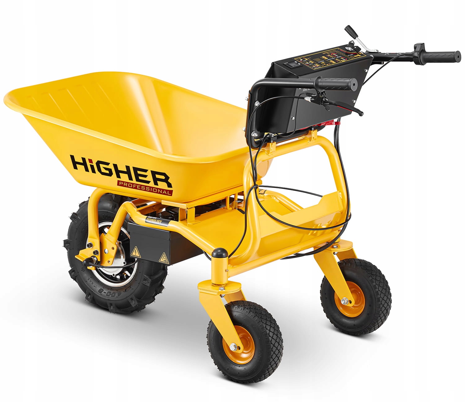 Taczka ogrodowa elektryczna budowlana wozidło HIGHER 500W 150kg 120L 48V — 13
