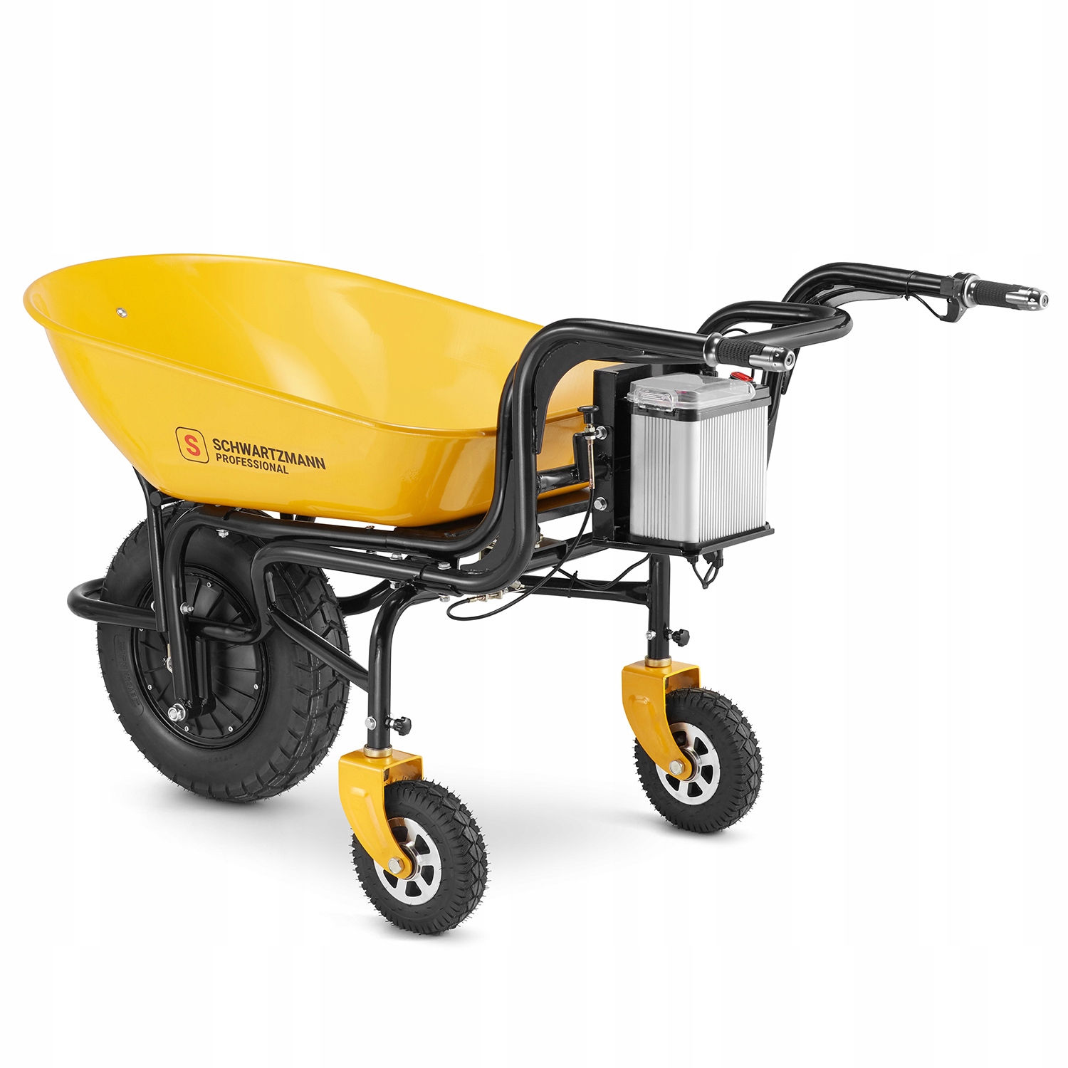 Taczka elektryczna na akumulator z napędem wozidło elektryczne 350W 150kg — 12