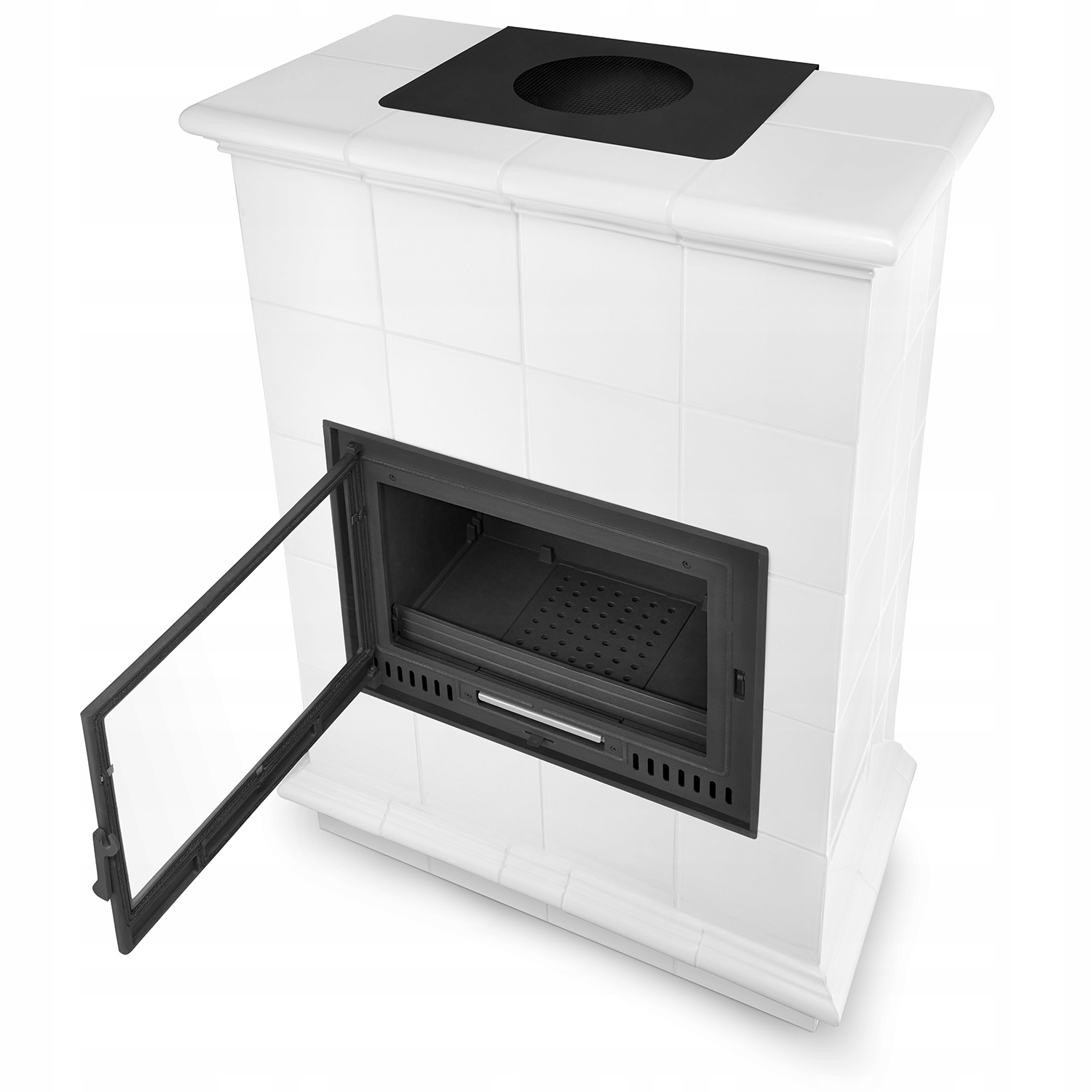 Piec kominek piecyk koza kaflowy ceramiczny obudowa kominkowa NICEA — 3