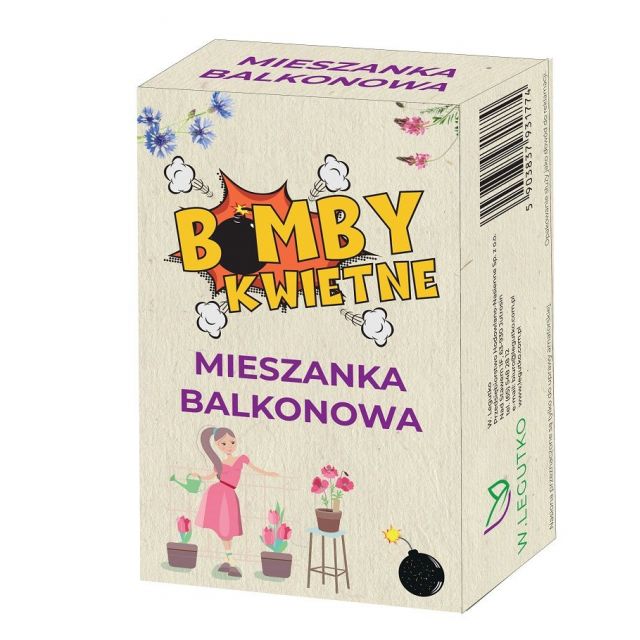 Nasiona Bomby Kwietne - Mieszanka balkonowa, 5 szt.