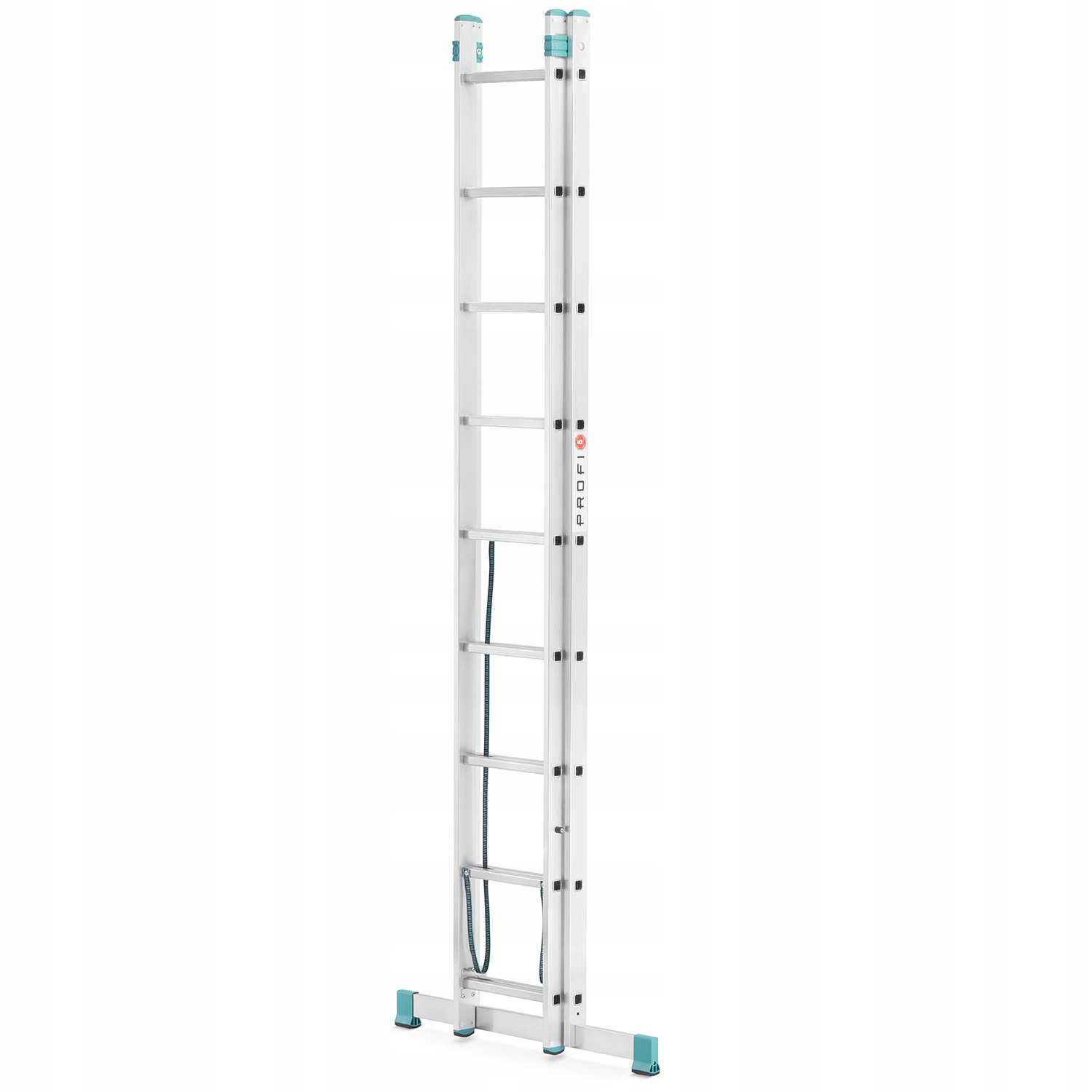 Drabina aluminiowa profesjonalna ALOSS rozsuwana 2x9 TUV 150kg — 3