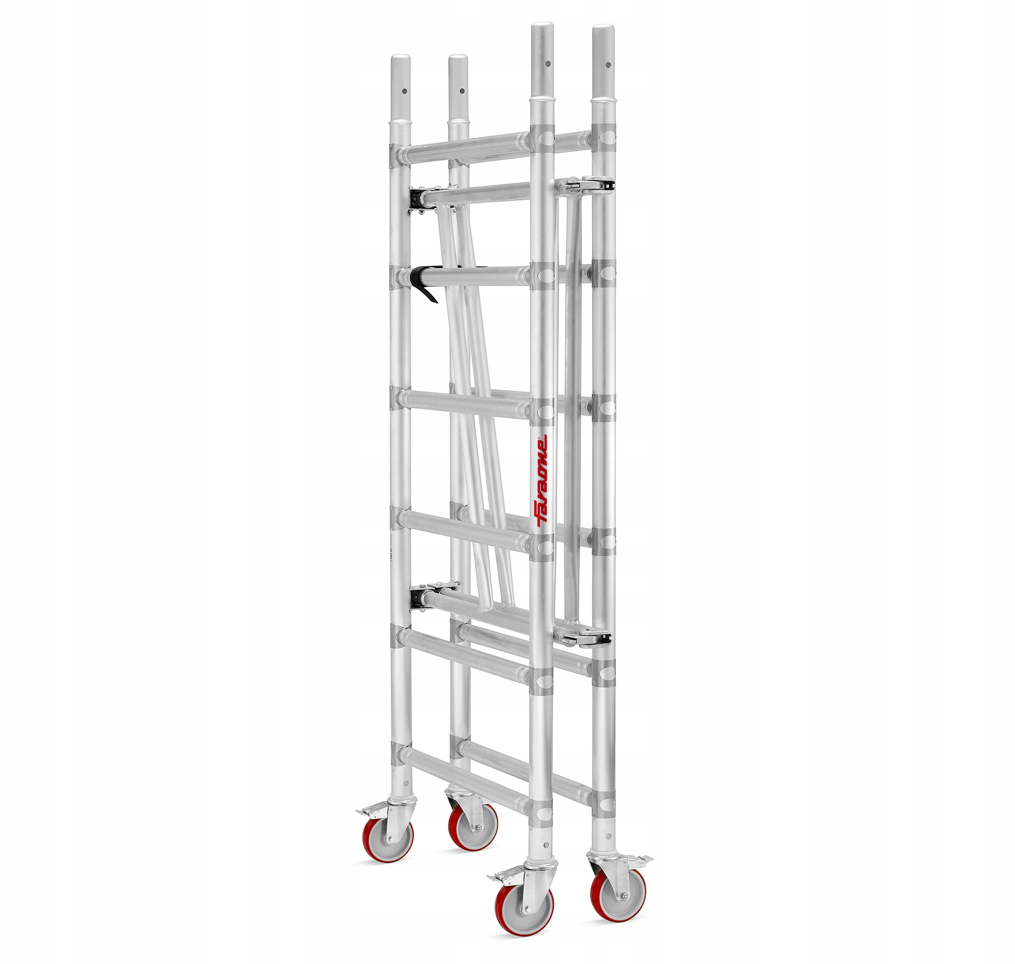 Rusztowanie aluminiowe jezdne składane FARAONE COMPACT XS 160 x 75 cm pakiet A - 2,60 m — 4