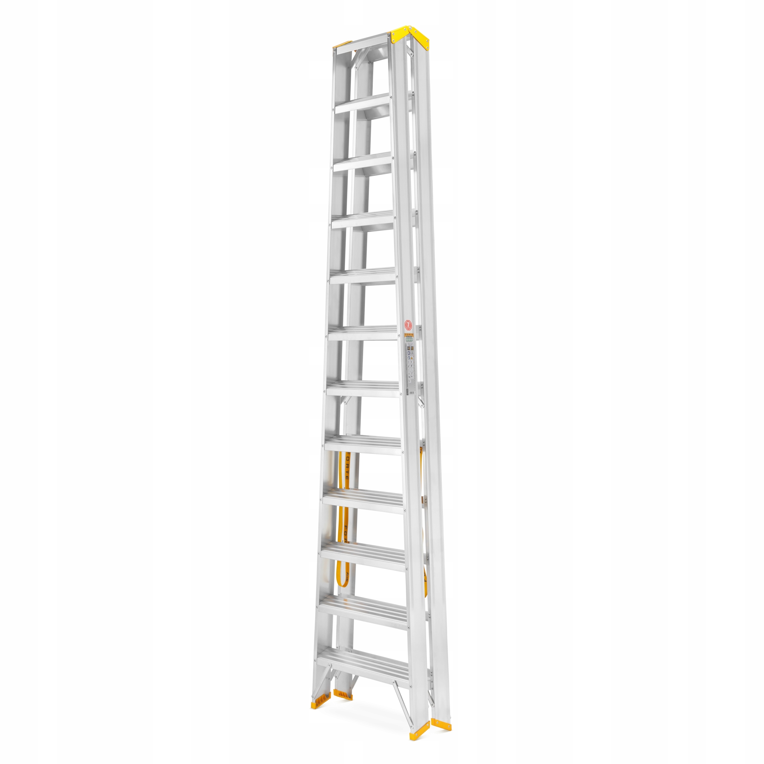 Drabina aluminiowa montażowa ALOSS 2x12 4,55m — 2