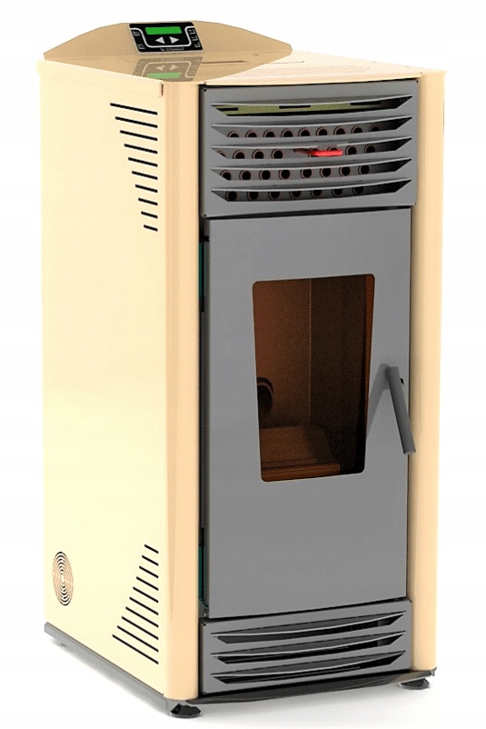 Piec kominek koza powietrzny ekologiczny na pellet Eko Design HELENA 8kW — 3