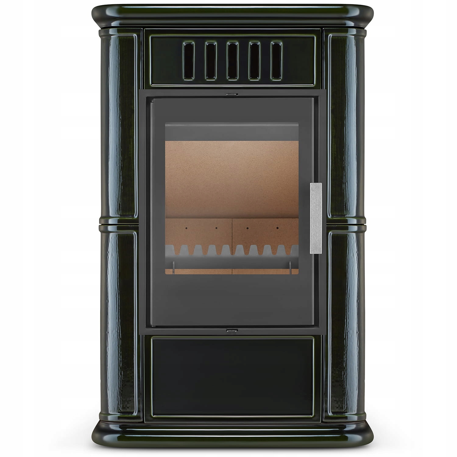 Piec kominek kaflowy piecyk koza wkład kominkowy OLBIA Olive 6,3 kW CDP — 2