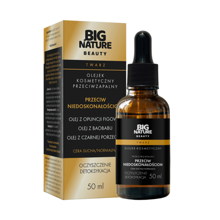 Olejek przeciwzapalny (opuncja figowa, baobabu, czarna porzeczka) 50ml - BIG NATURE BEAUTY — 2